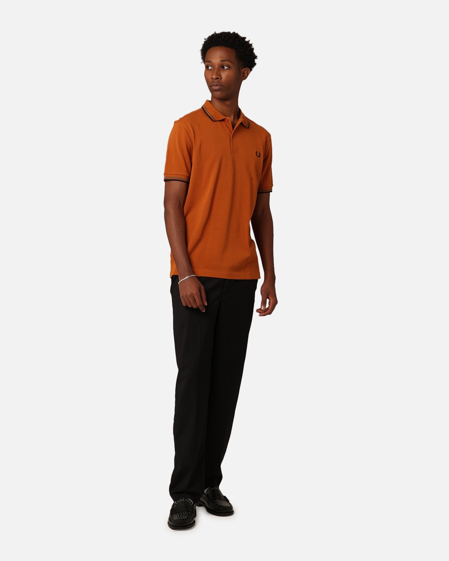 Fred Perry Twin Tipped Polo Shirt Nut Flake