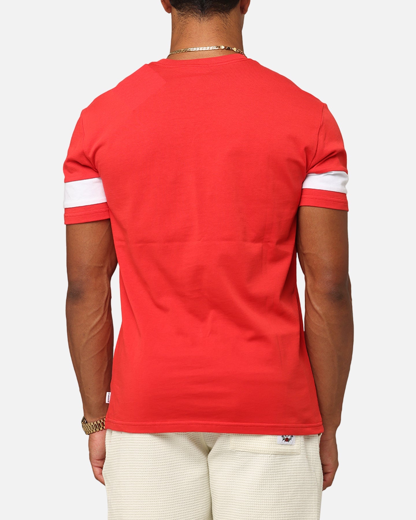 Carre Bars T-Shirt Red/White