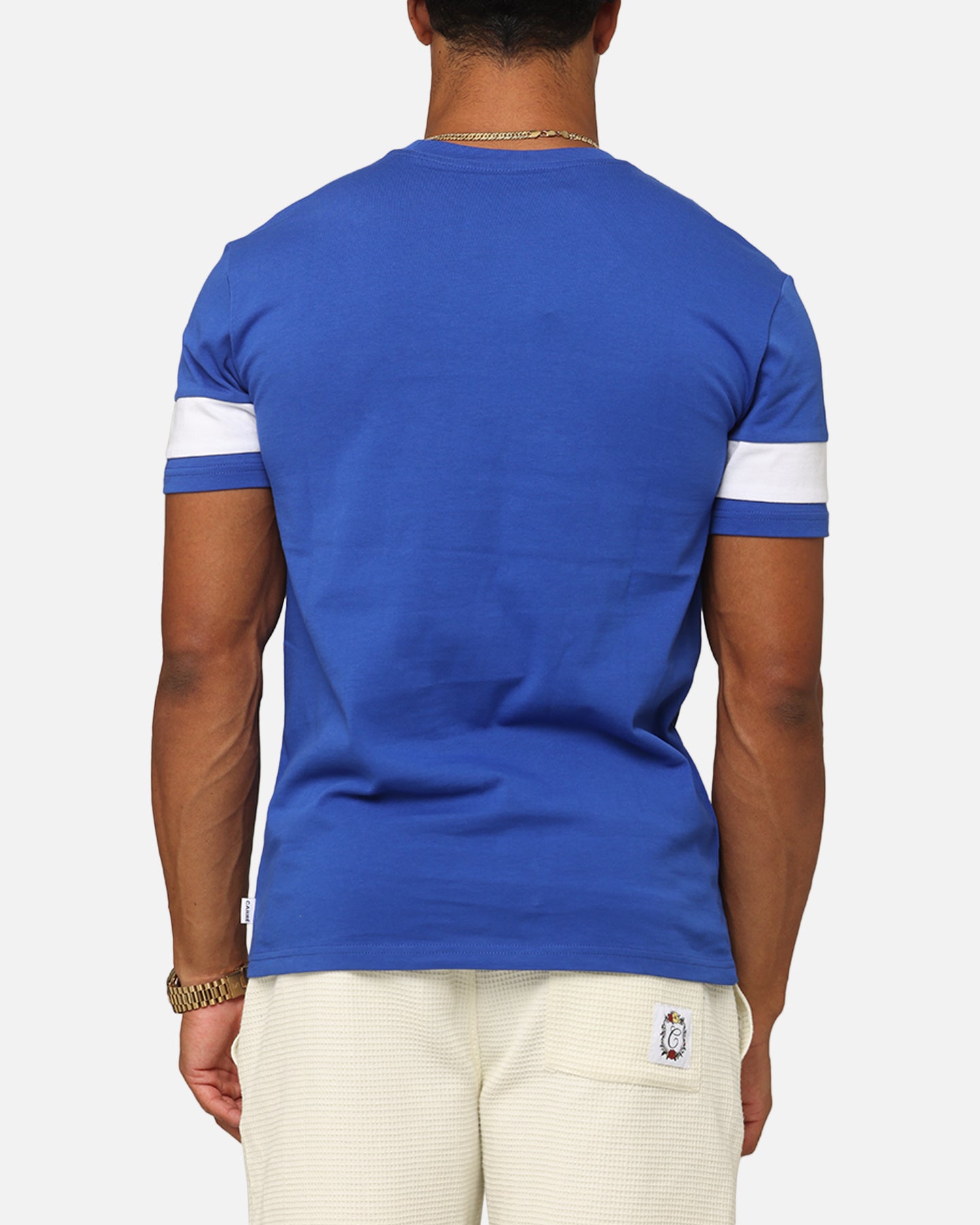 Carre Bars T-Shirt Royal/White
