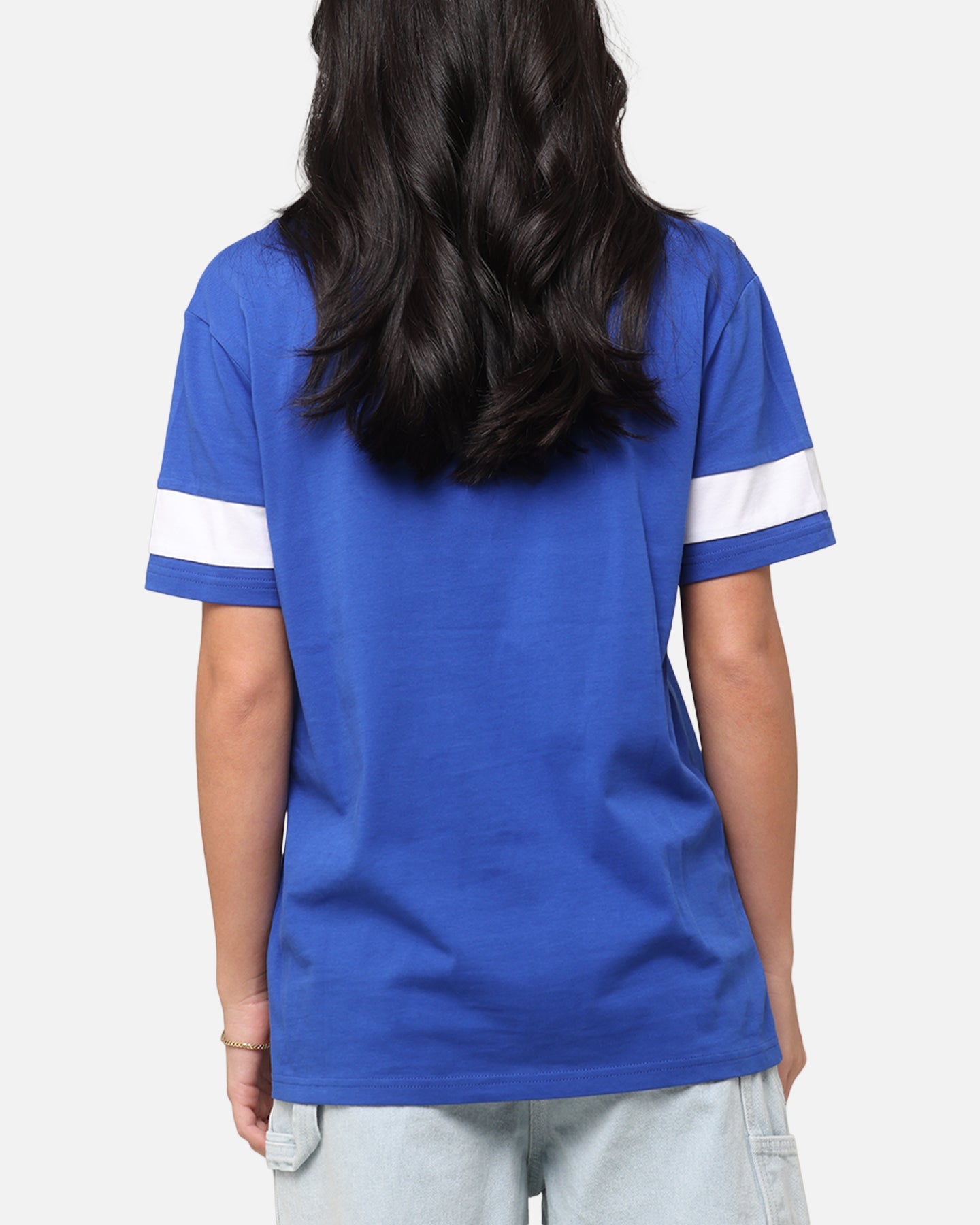 Carre Bars T-Shirt Royal/White Style001