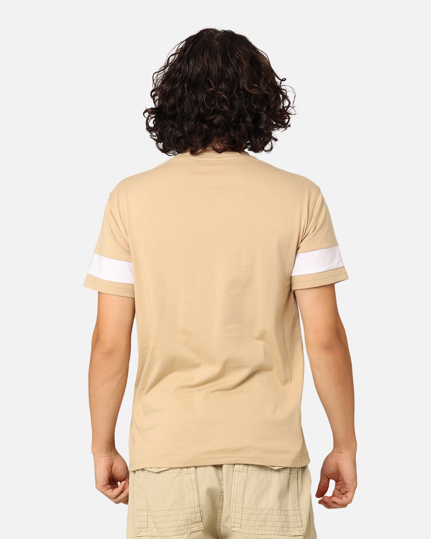 Carre Bars T-Shirt Stone/White