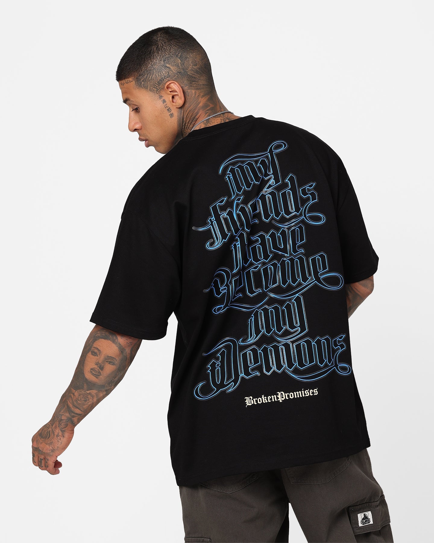 Broken Promises Become Demons T-Shirt Black