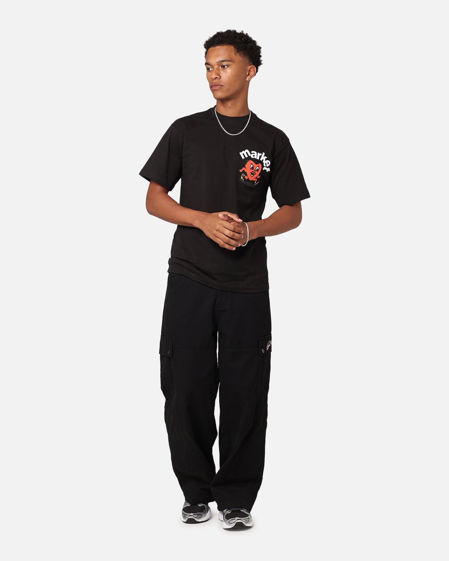 Market Fragile T-Shirt Black