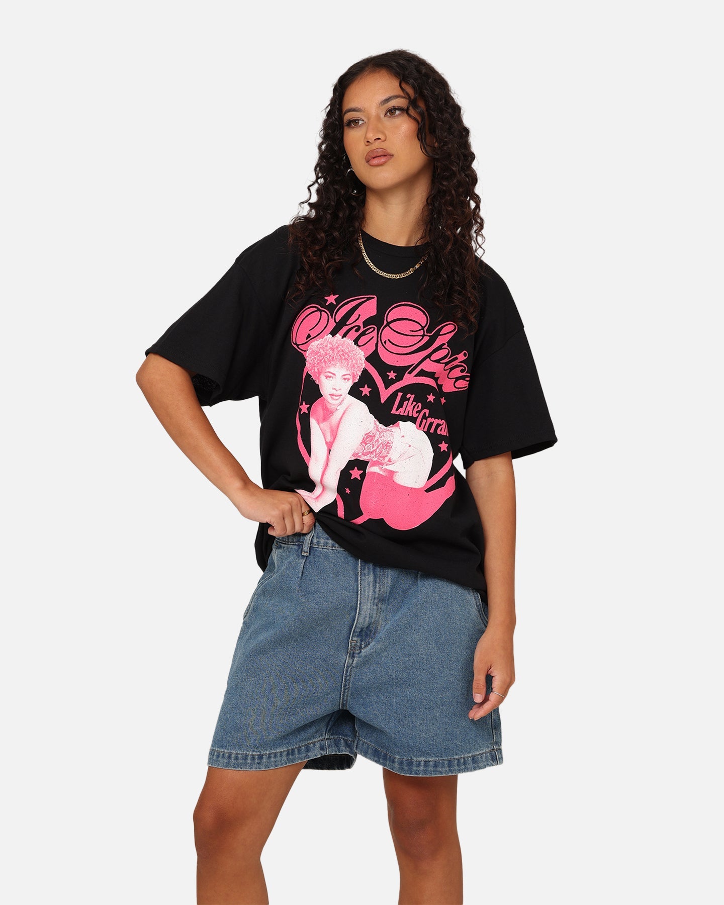 Ice Spice Like Grrah T-Shirt Black Style001