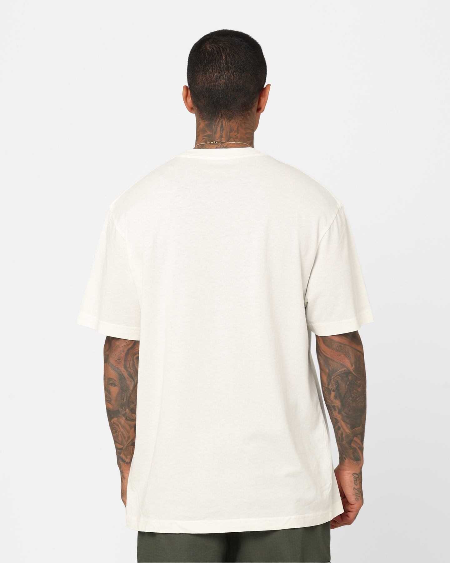 Mitchell & Ness Los Angeles Lakers Oversized Logo T-Shirt Vintage White