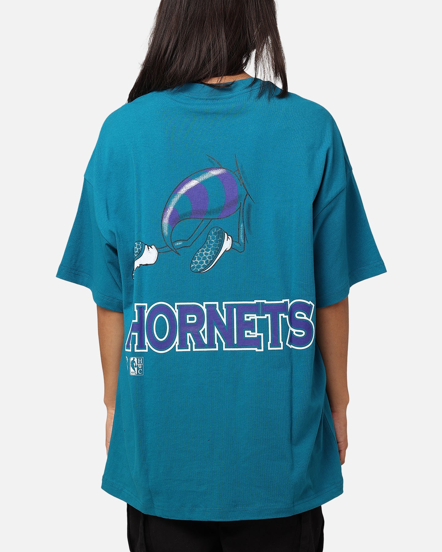 Mitchell & Ness Charlotte Hornets Break Free T-Shirt Hornets Teal Style001