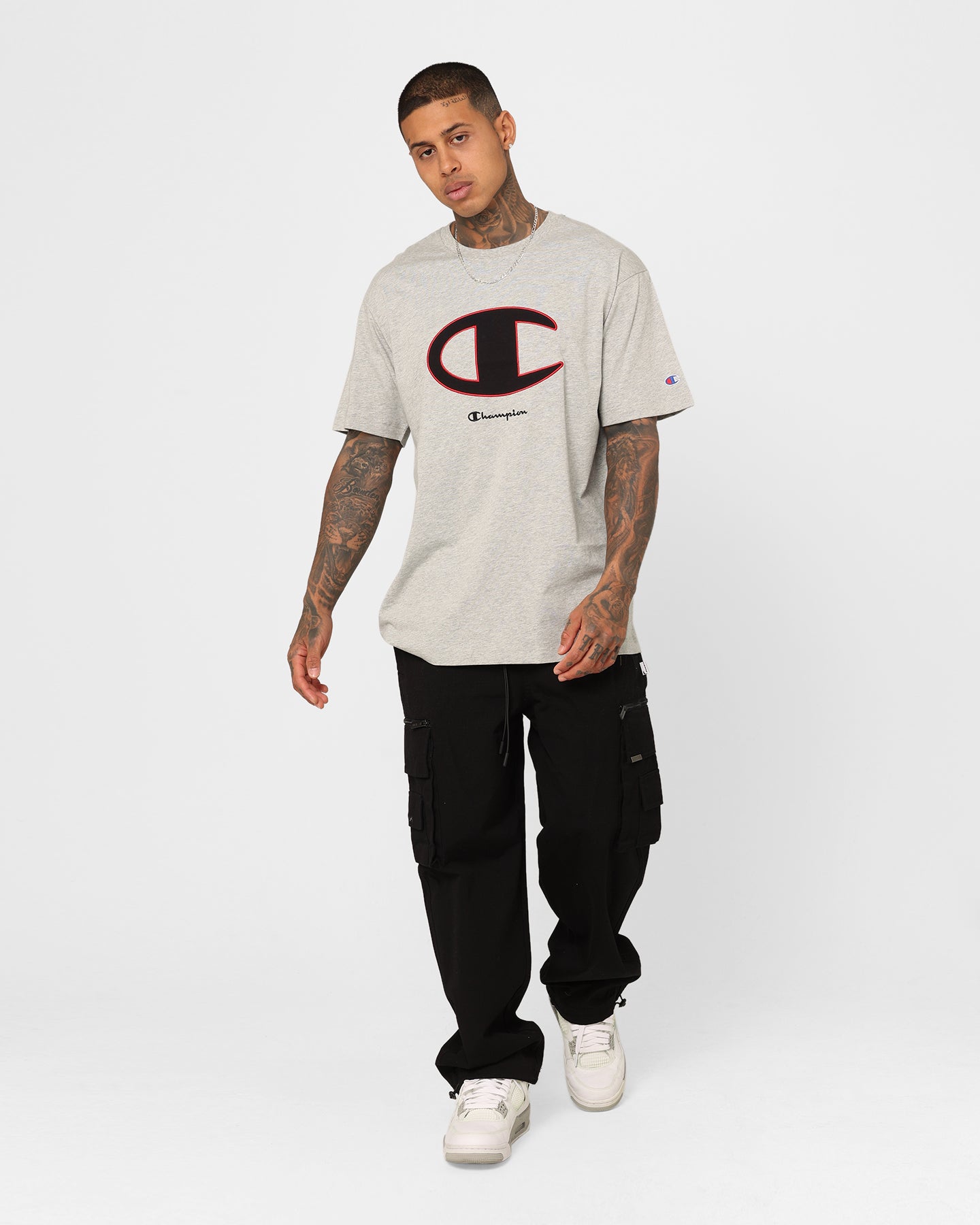 Champion Rochester Graphic T-Shirt Oxford Heather