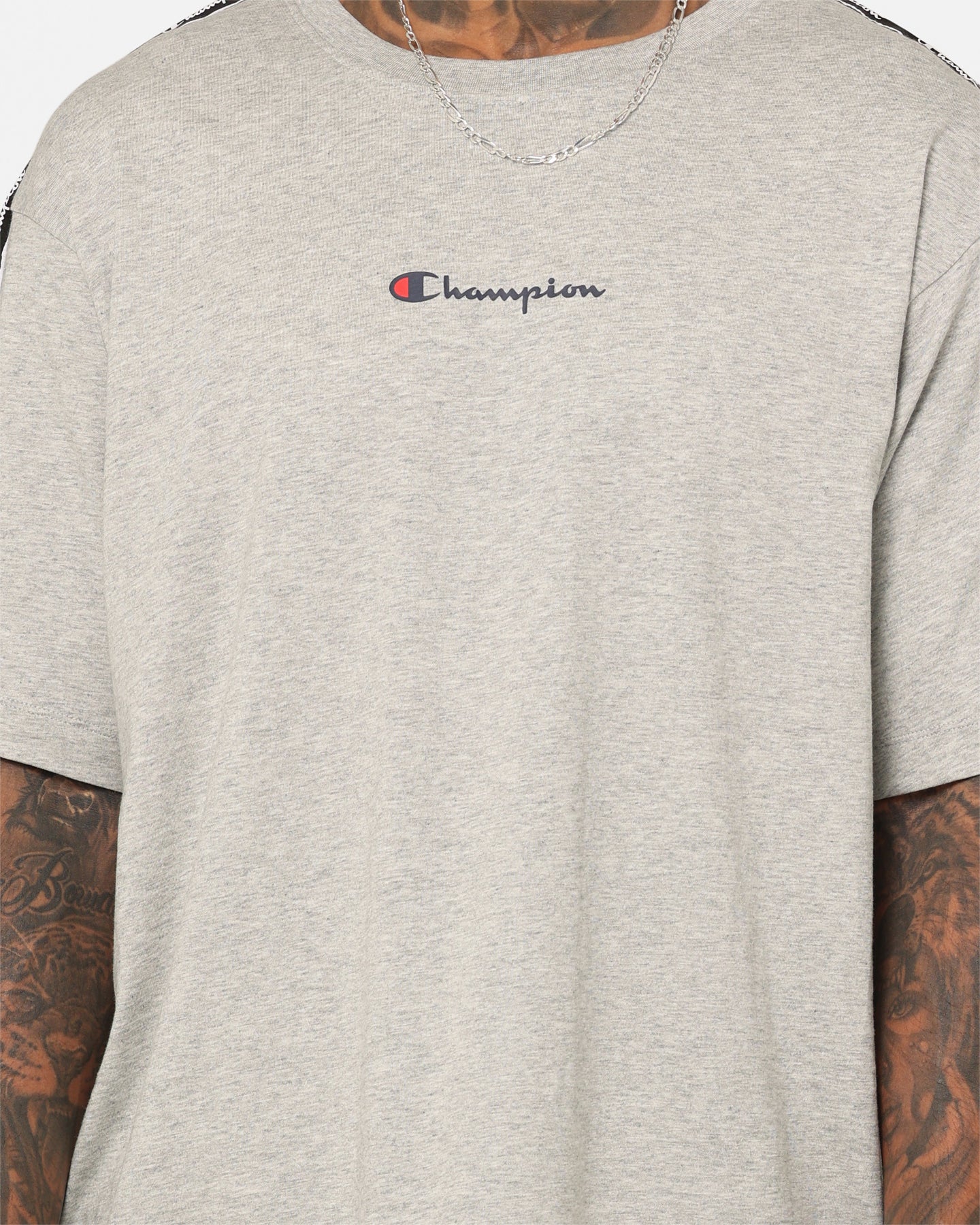 Champion Rochester Tape T-Shirt Oxford Heather