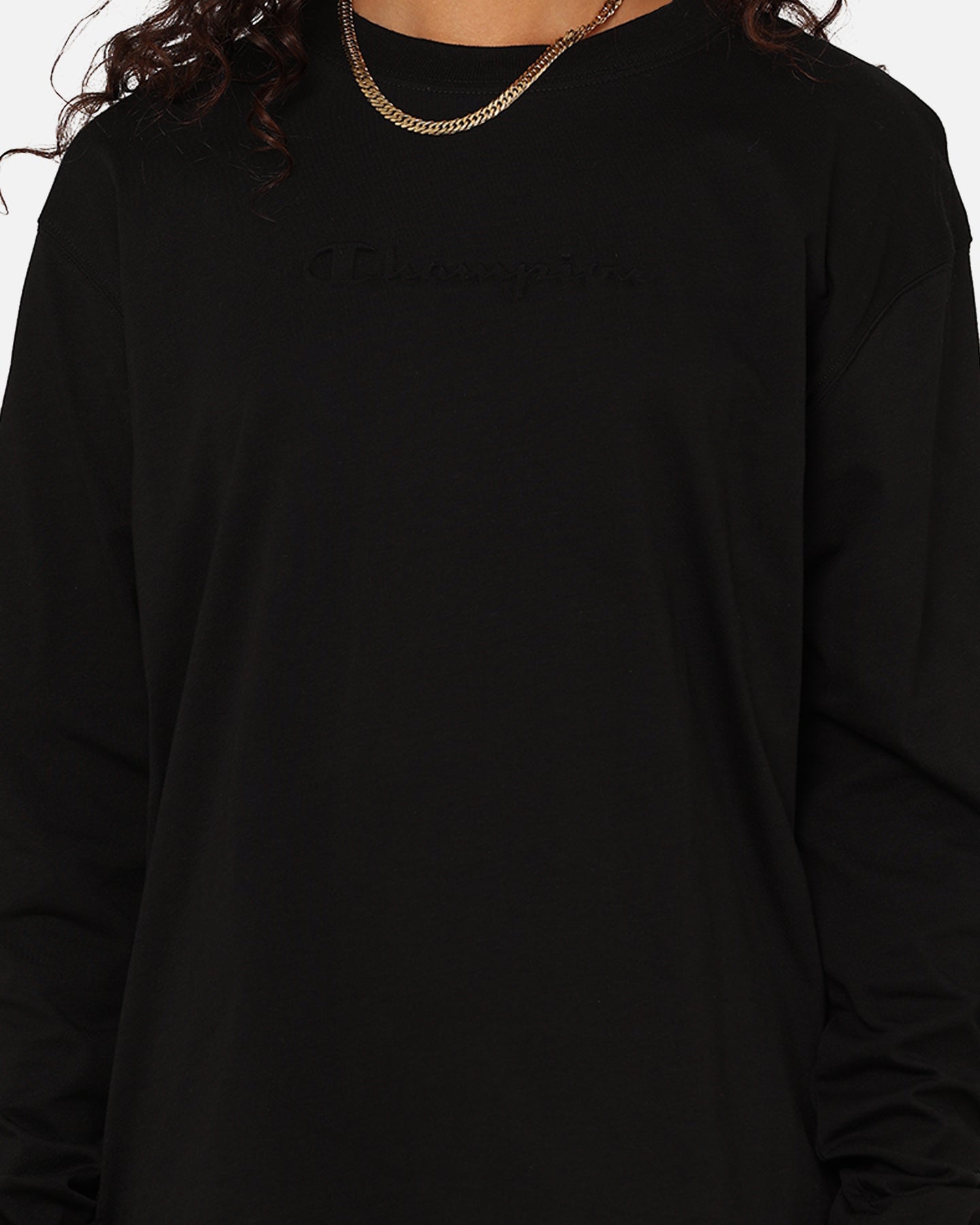 Champion Women's Rochester Tech Long Sleeve T-Shirt Black