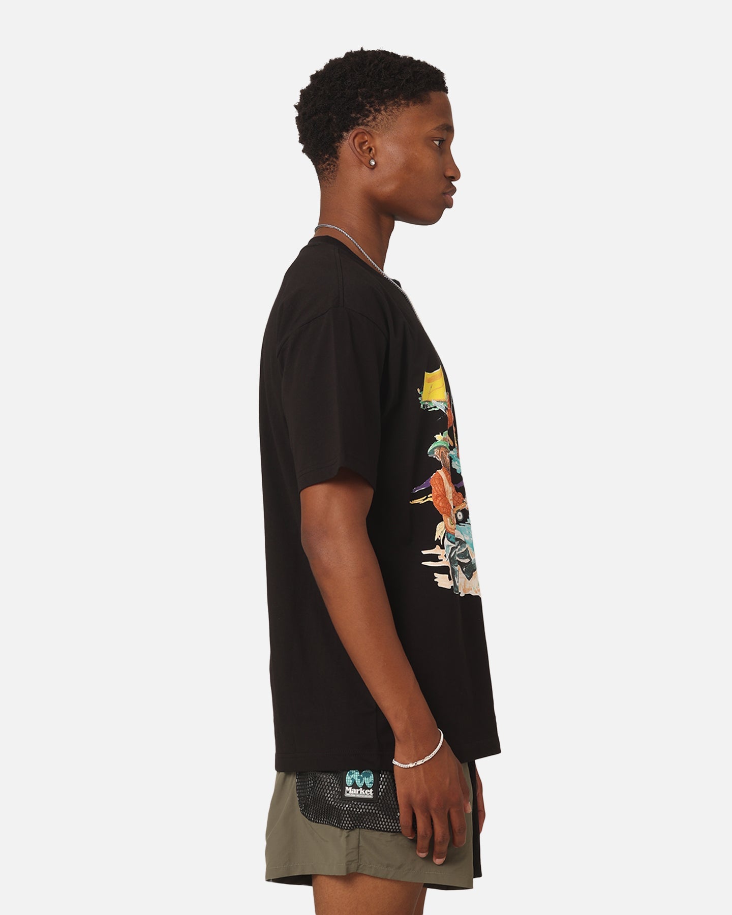 Market Sportsman Bear T-Shirt Black
