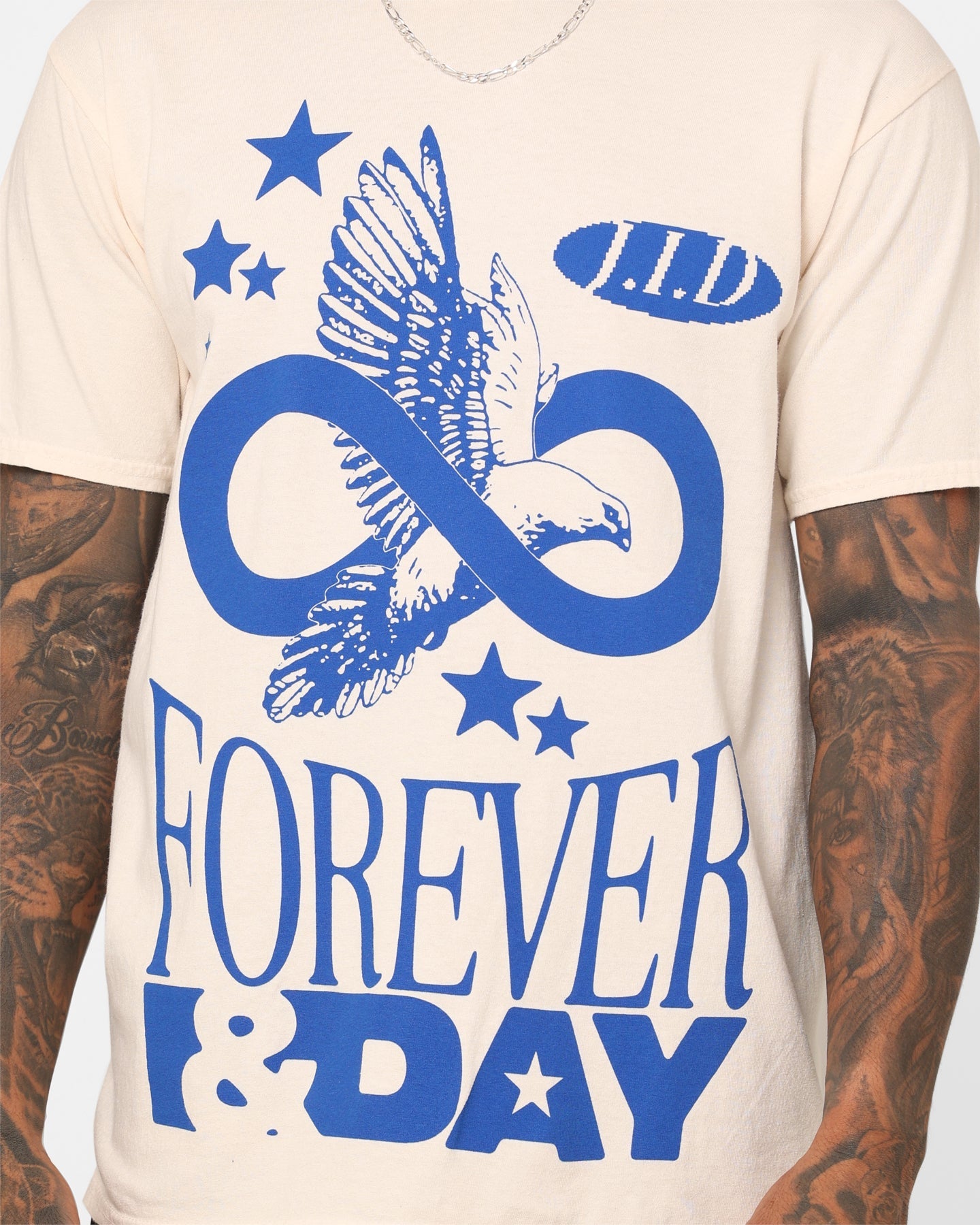 Culture Kings X J.I.D Forever Story T-Shirt Off White