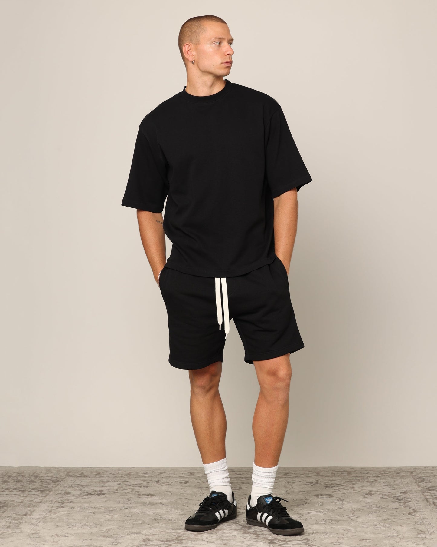 Carr√© Blanc Boxy T-Shirt Black