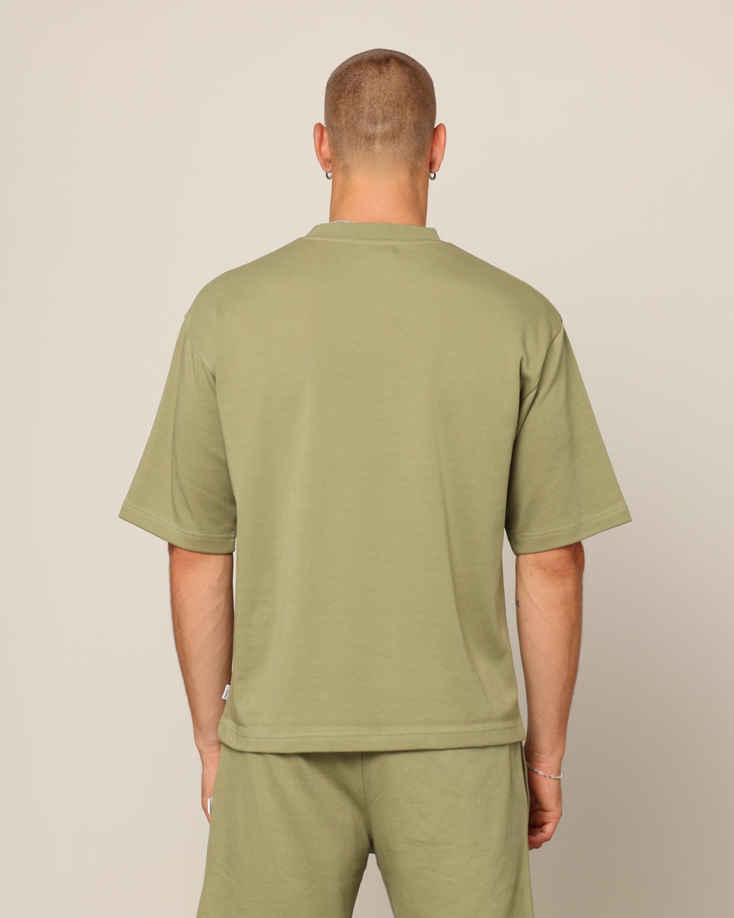 Carr√© Blanc Boxy T-Shirt Military