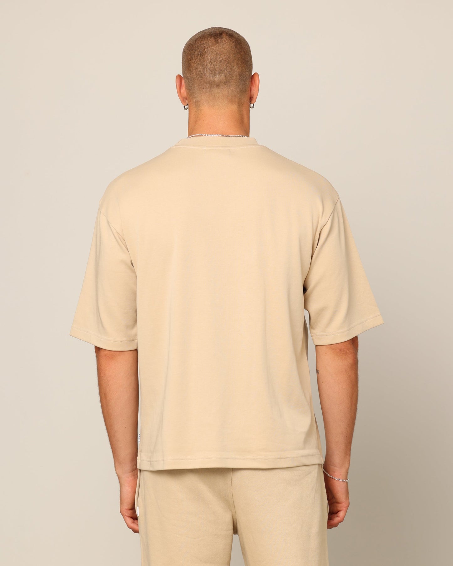 Carr√© Blanc Boxy T-Shirt Stone