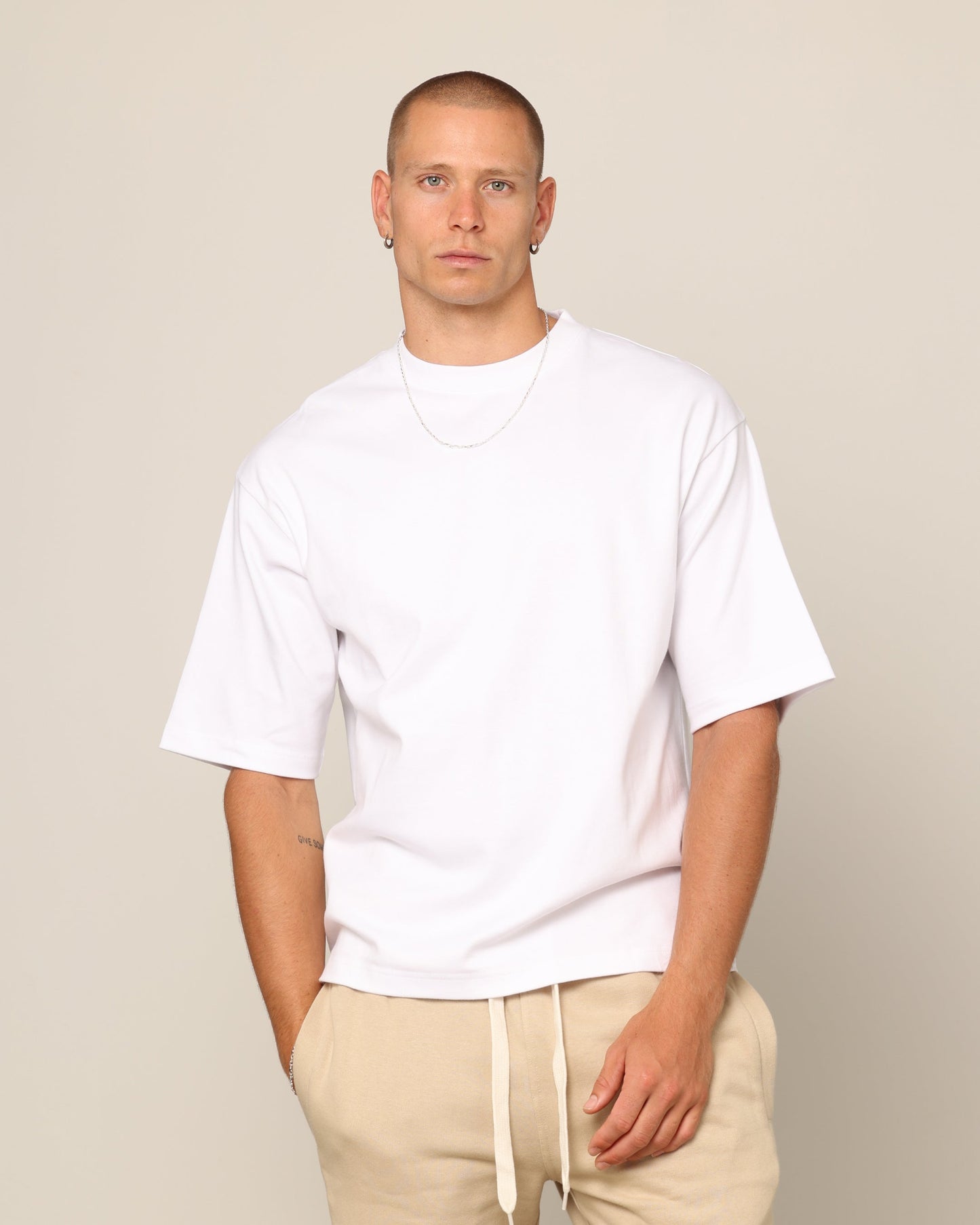 Carr√© Blanc Boxy T-Shirt White