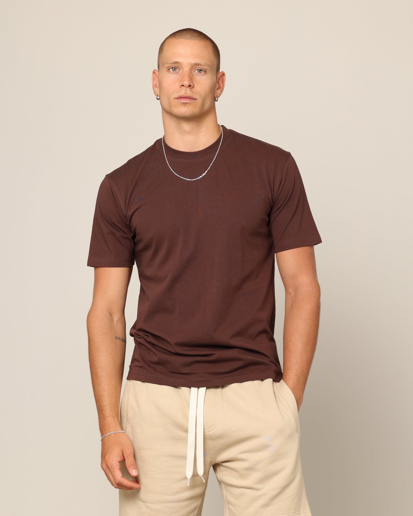 Carr√© Blanc Form T-Shirt Brown