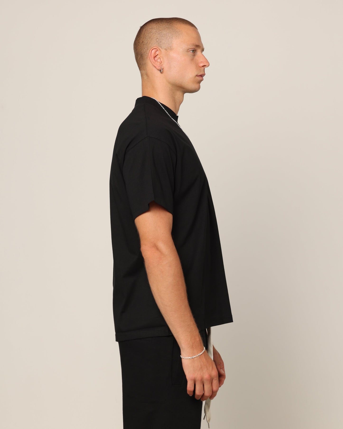 Carr√© Blanc T-Shirt Black