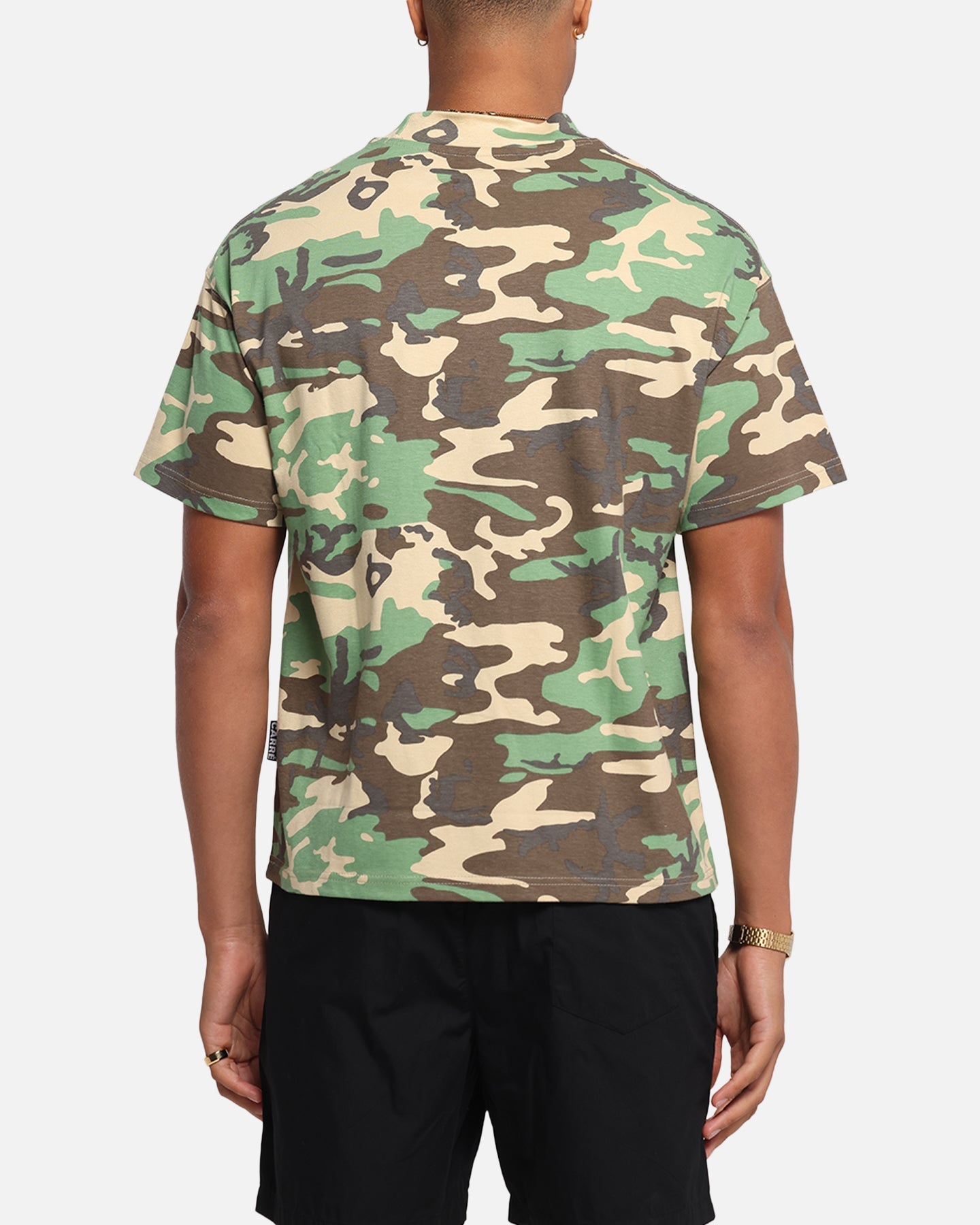 Carr√© Blanc T-Shirt Woodland Camo