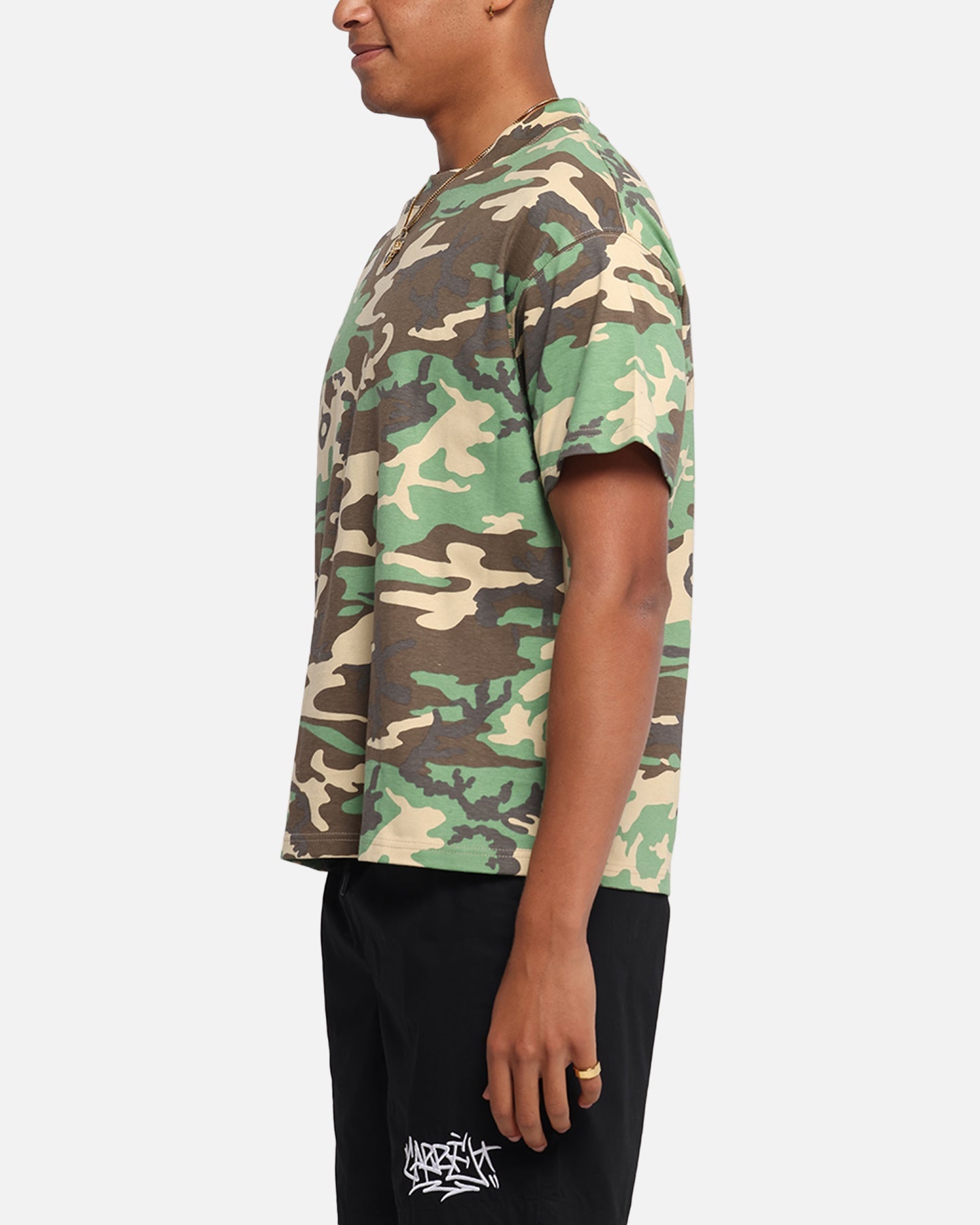 Carr√© Blanc T-Shirt Woodland Camo