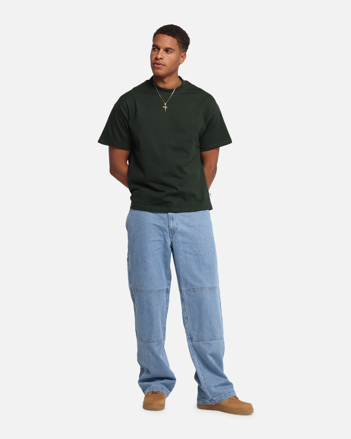 Carr√© Blanc T-Shirt Dark Green