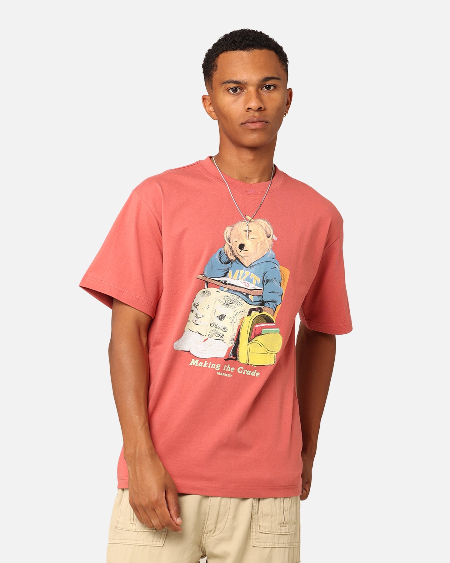 Market Making The Grade Bear T-Shirt Berry