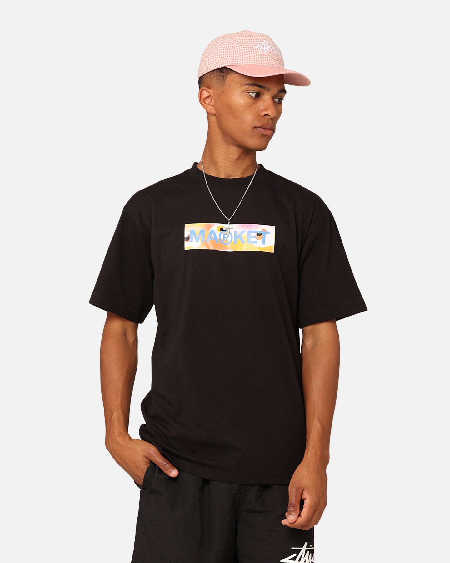 Market Bar Logo T-Shirt Black