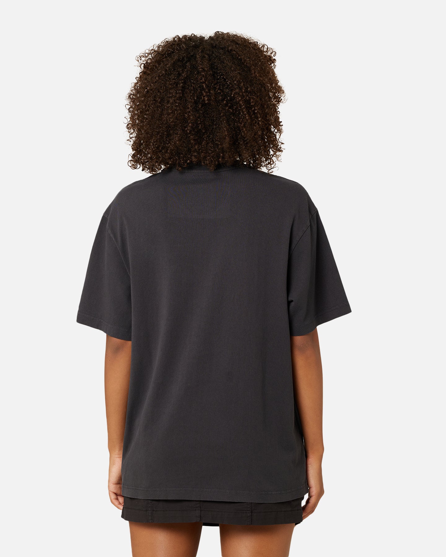Mitchell & Ness Women's Chicago Bulls Arch Logo T-Shirt Faded Black