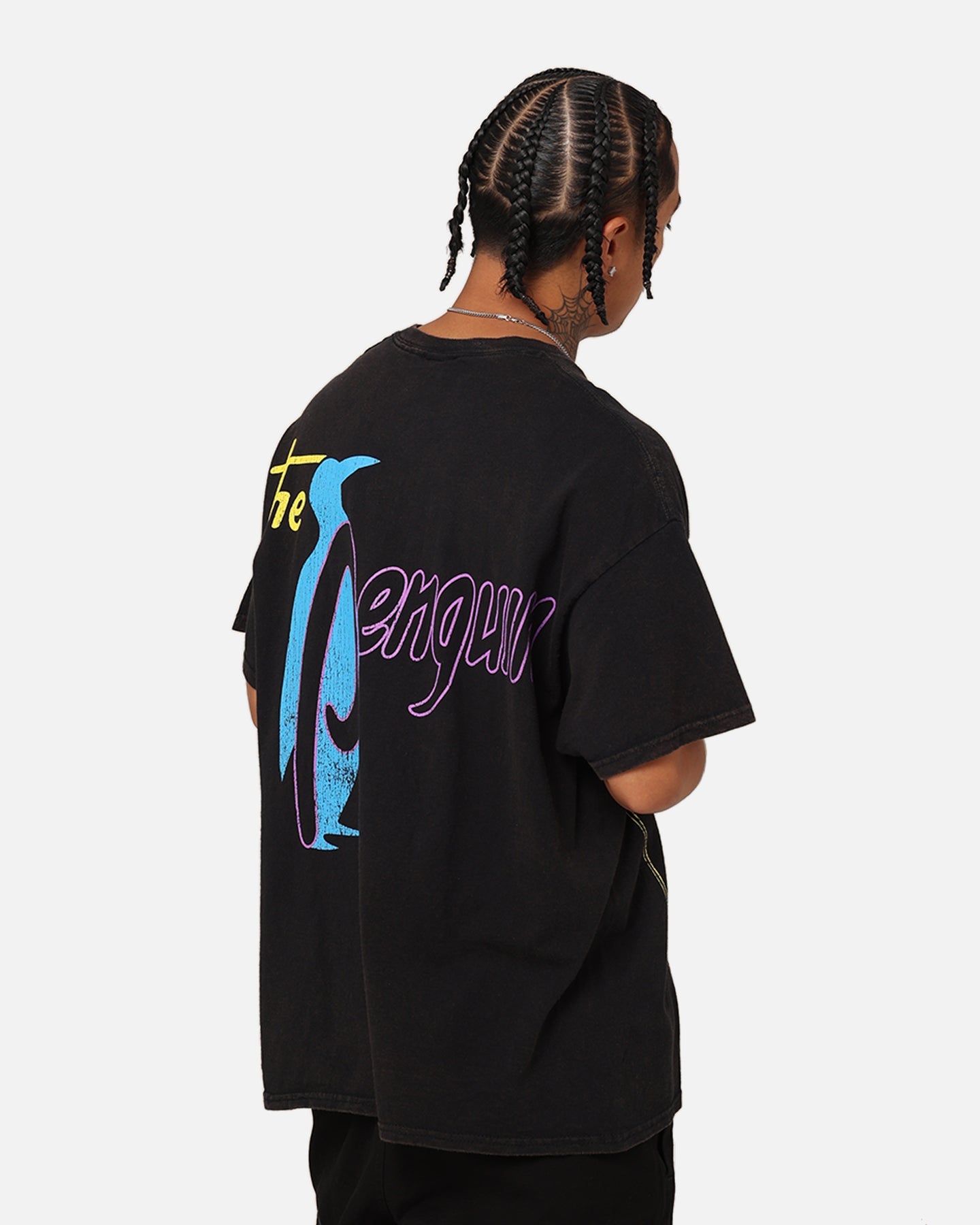 Goat Crew X DC Batman The Penguin Vintage T-Shirt Black Wash