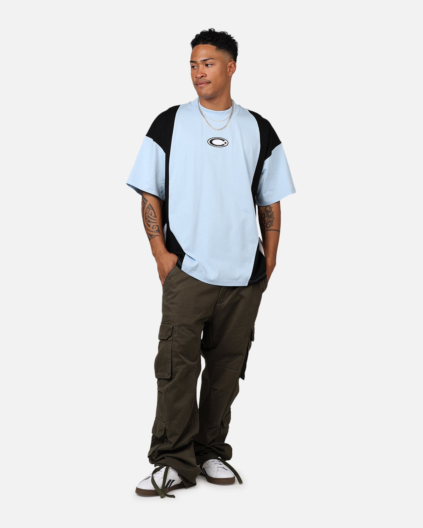 Carre C-Star Oversized T-Shirt Light Blue