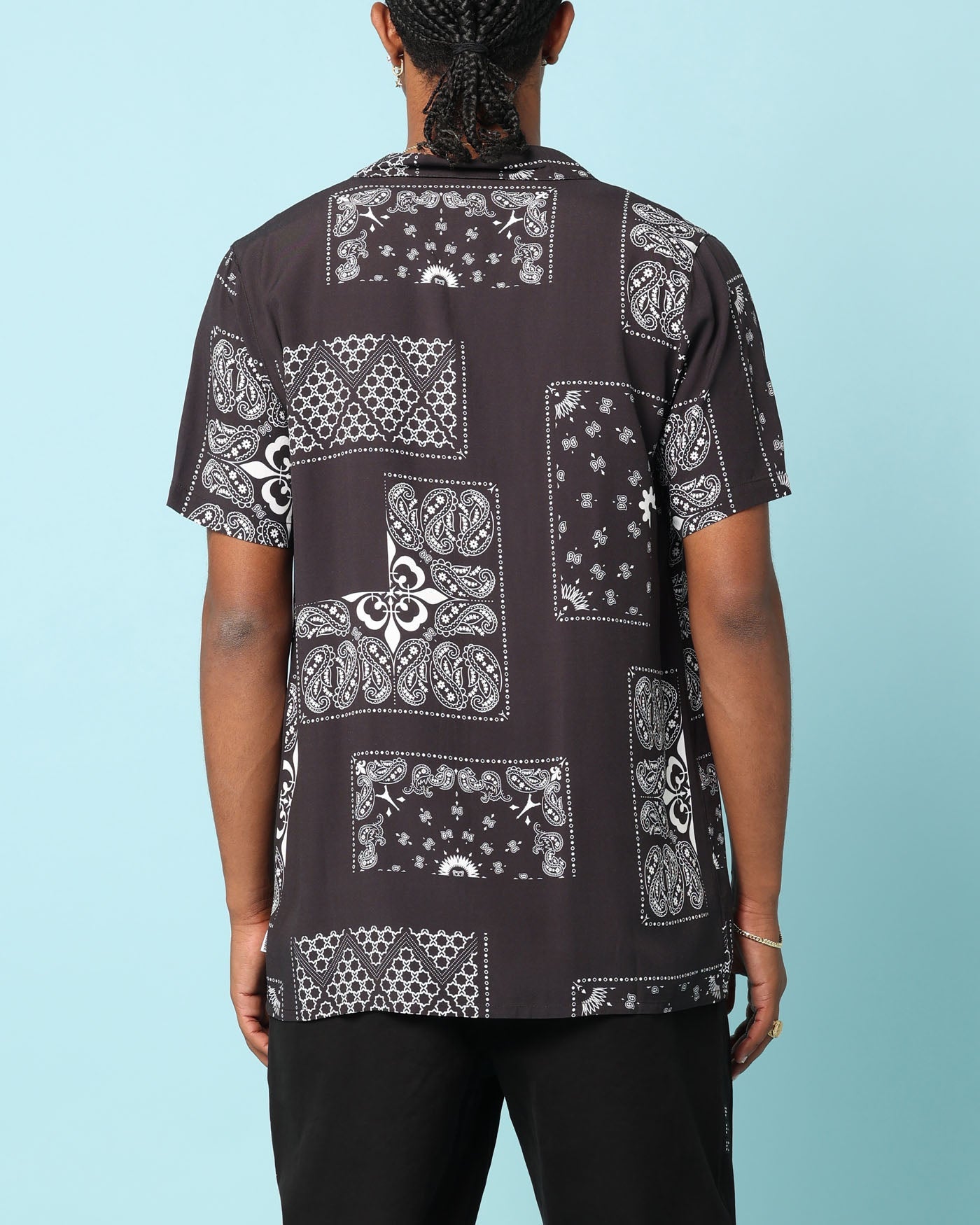 Carr√© Fragment Button Up Shirt Black