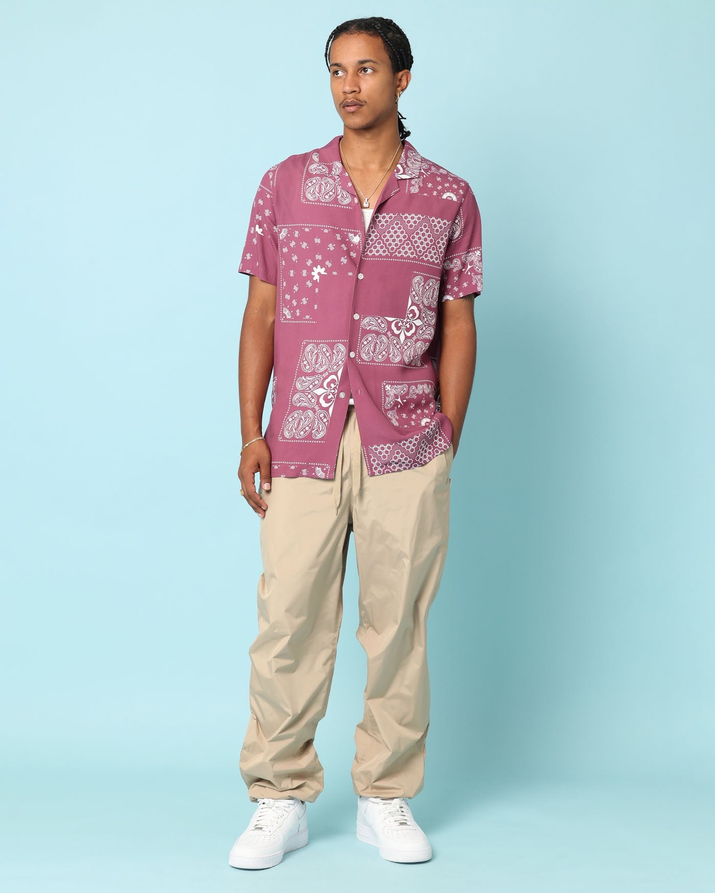 Carr√© Fragment Button Up Shirt Port