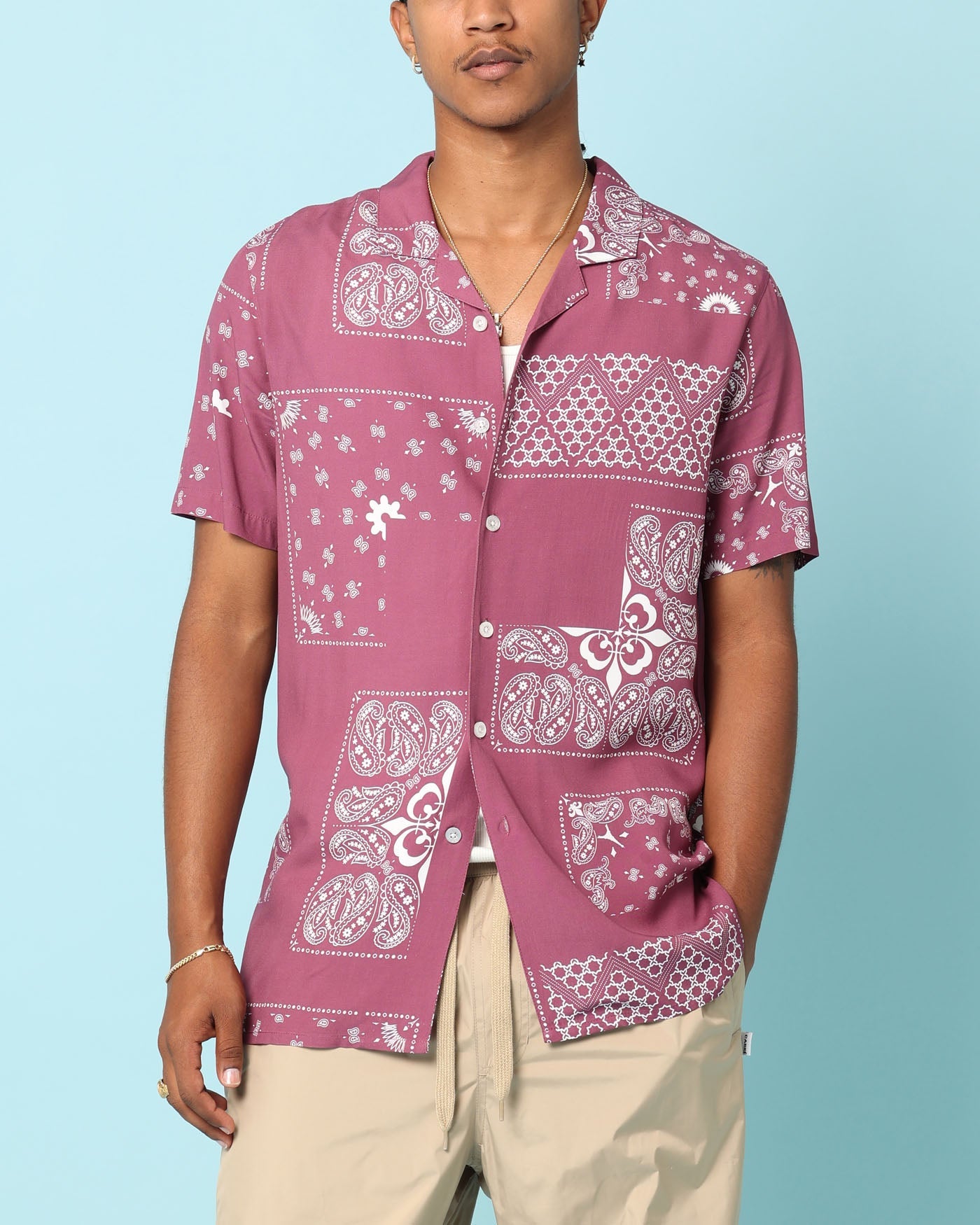 Carr√© Fragment Button Up Shirt Port