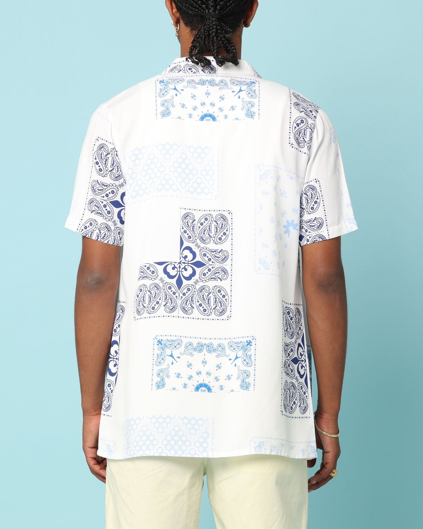 Carr√© Fragment Button Up Shirt White