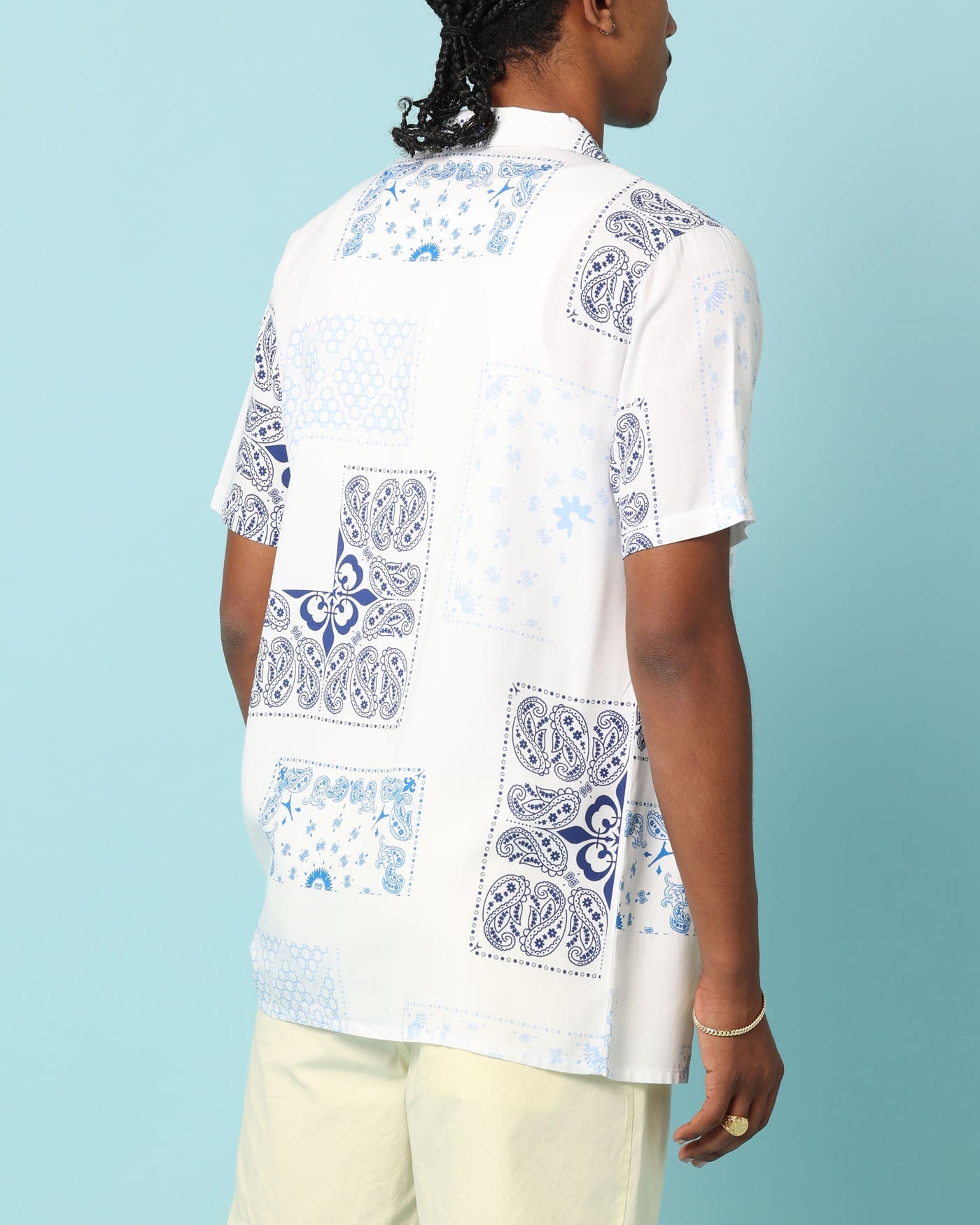 Carr√© Fragment Button Up Shirt White