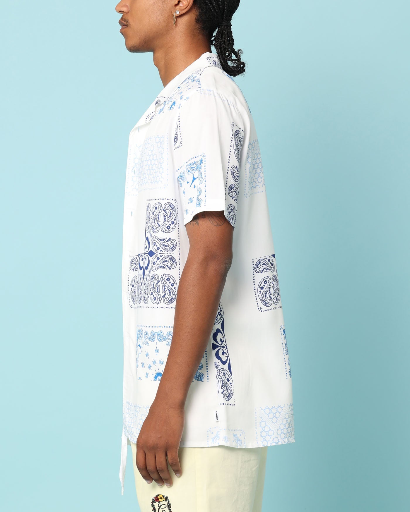 Carr√© Fragment Button Up Shirt White