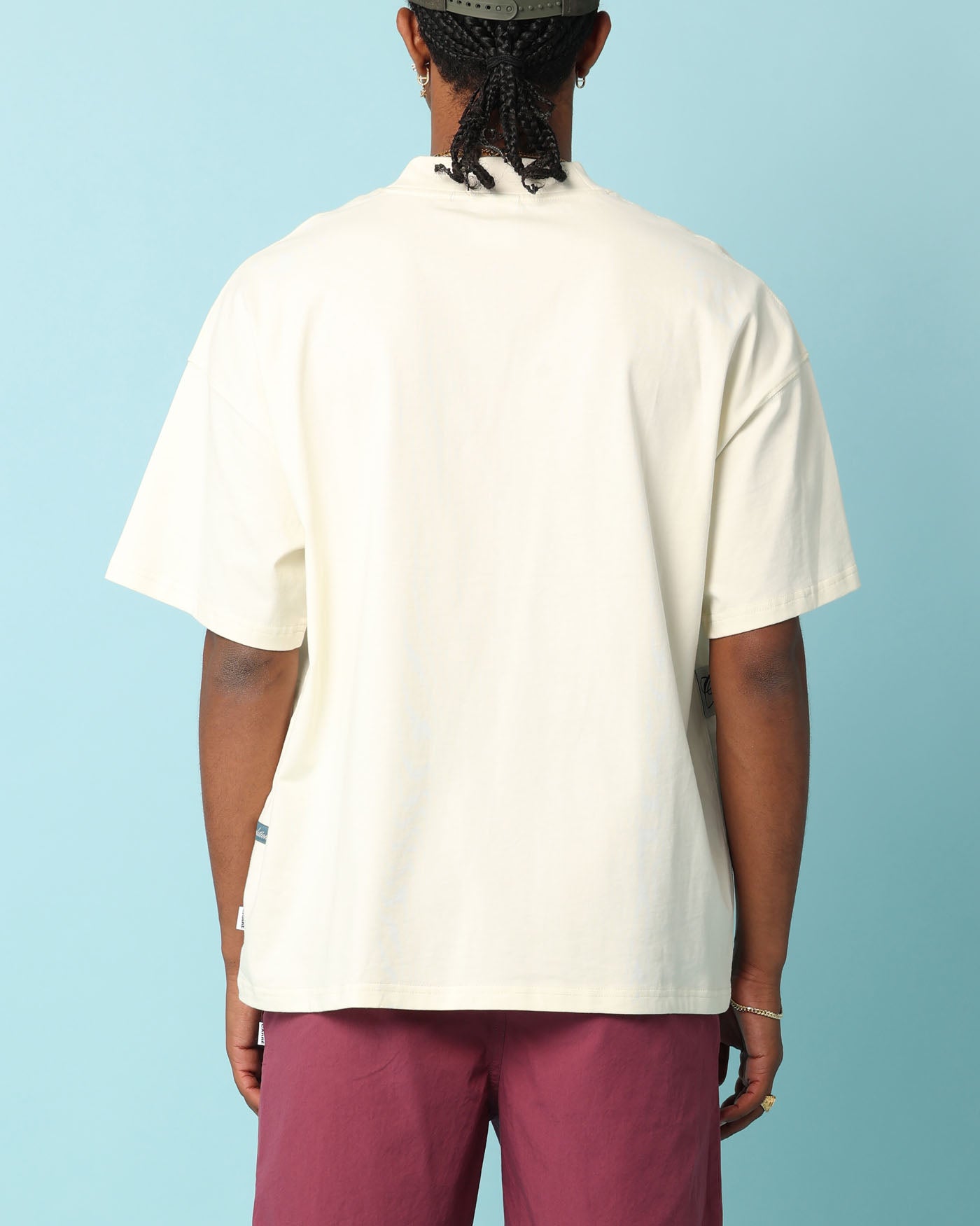 Carr√© Patchwork Oversized T-Shirt Off White