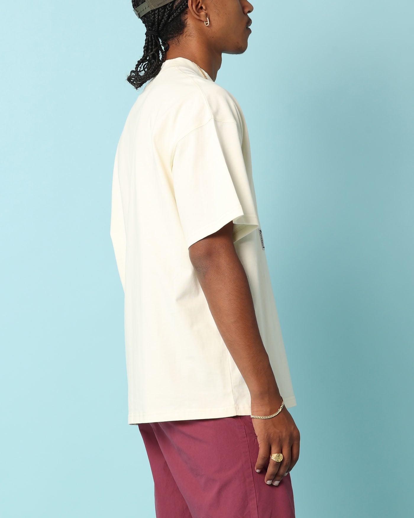 Carr√© Patchwork Oversized T-Shirt Off White
