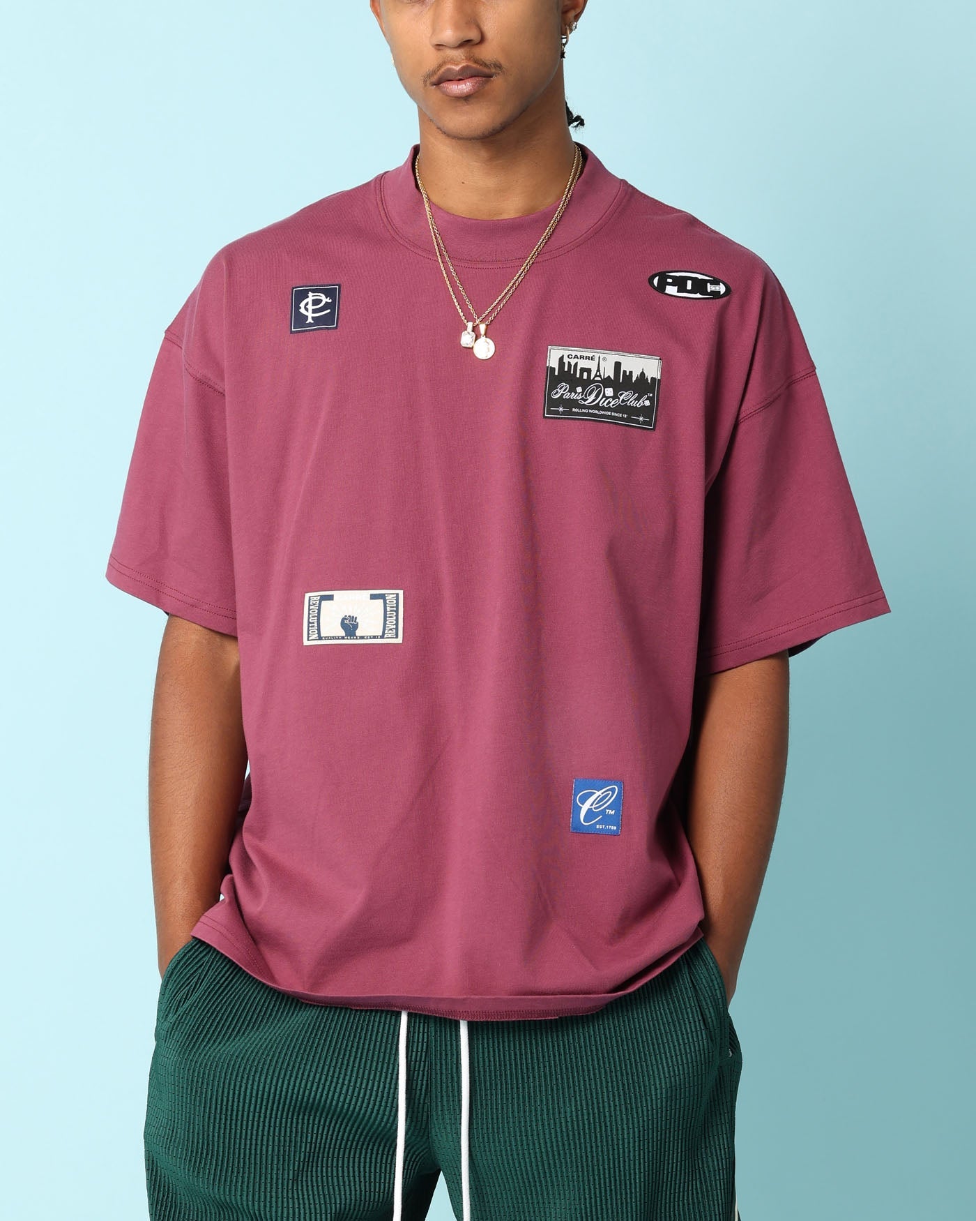 Carr√© Patchwork Oversized T-Shirt Port