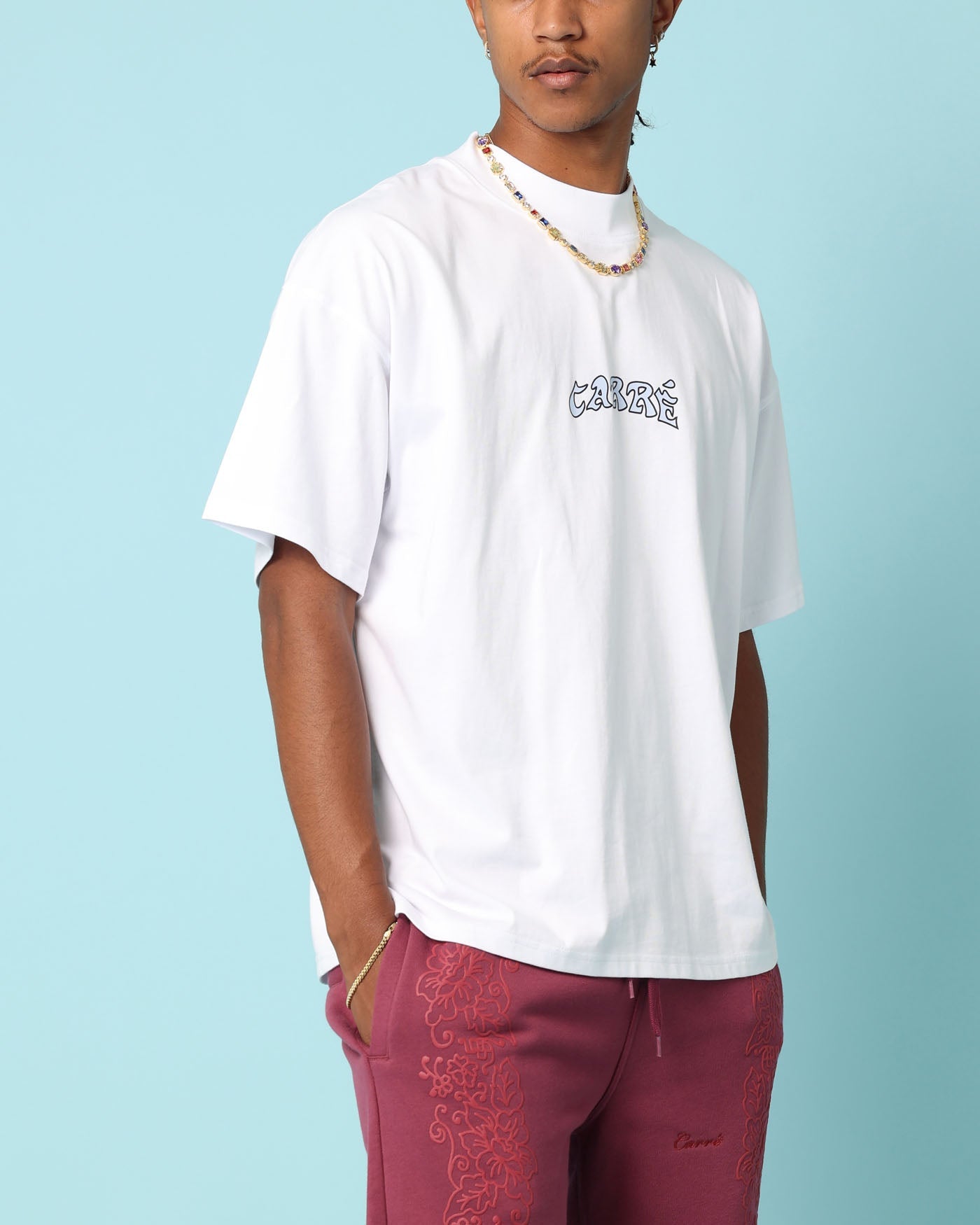 Carr√© Members Only Oversized T-Shirt White