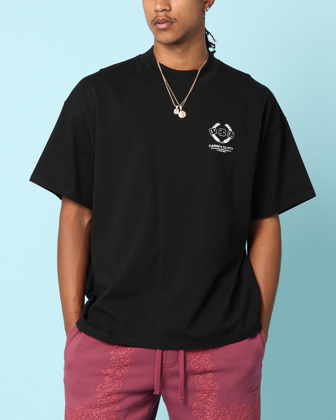 Carr√© Players Oversized T-Shirt Black