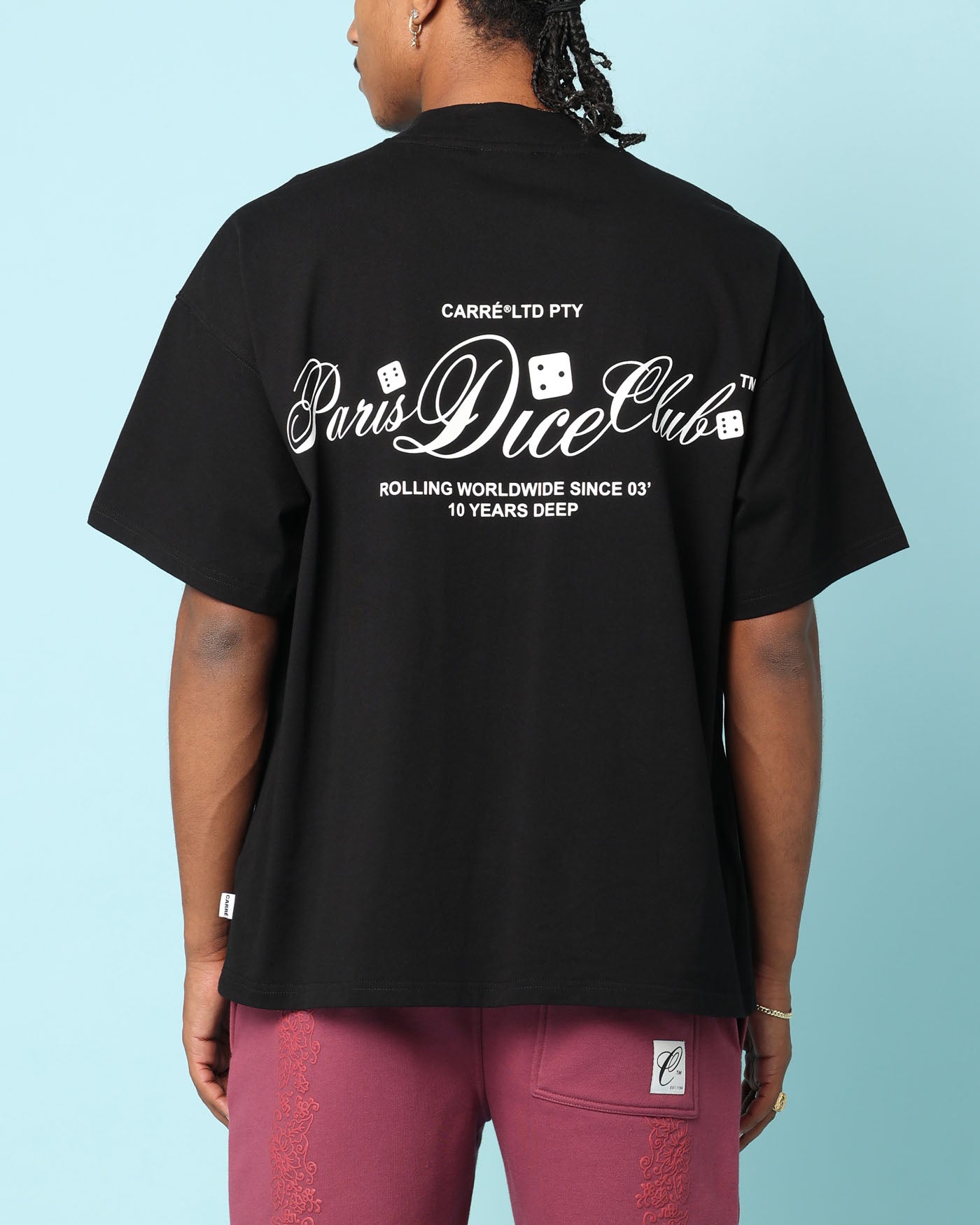 Carr√© Players Oversized T-Shirt Black