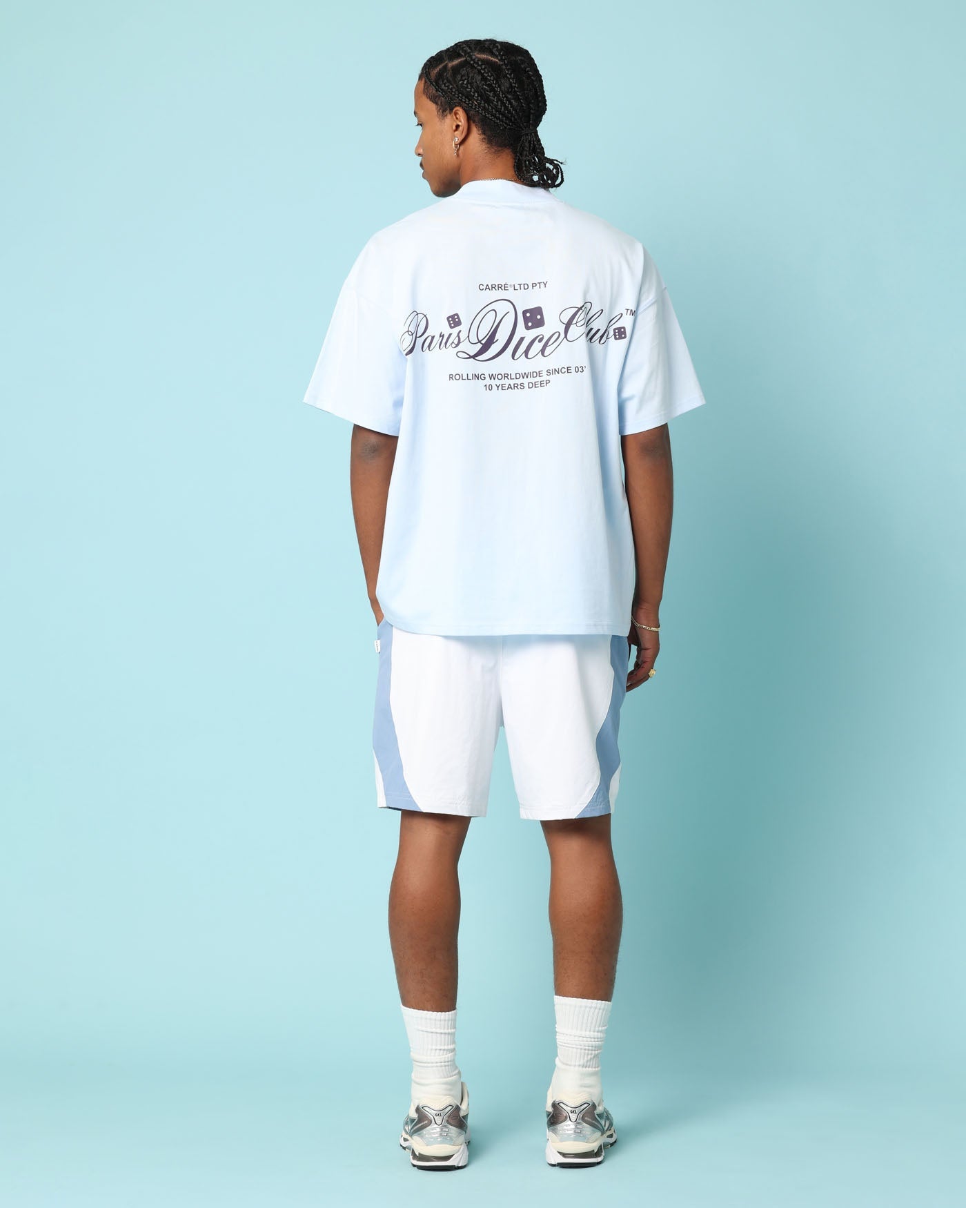 Carr√© Players Oversized T-Shirt Light Blue