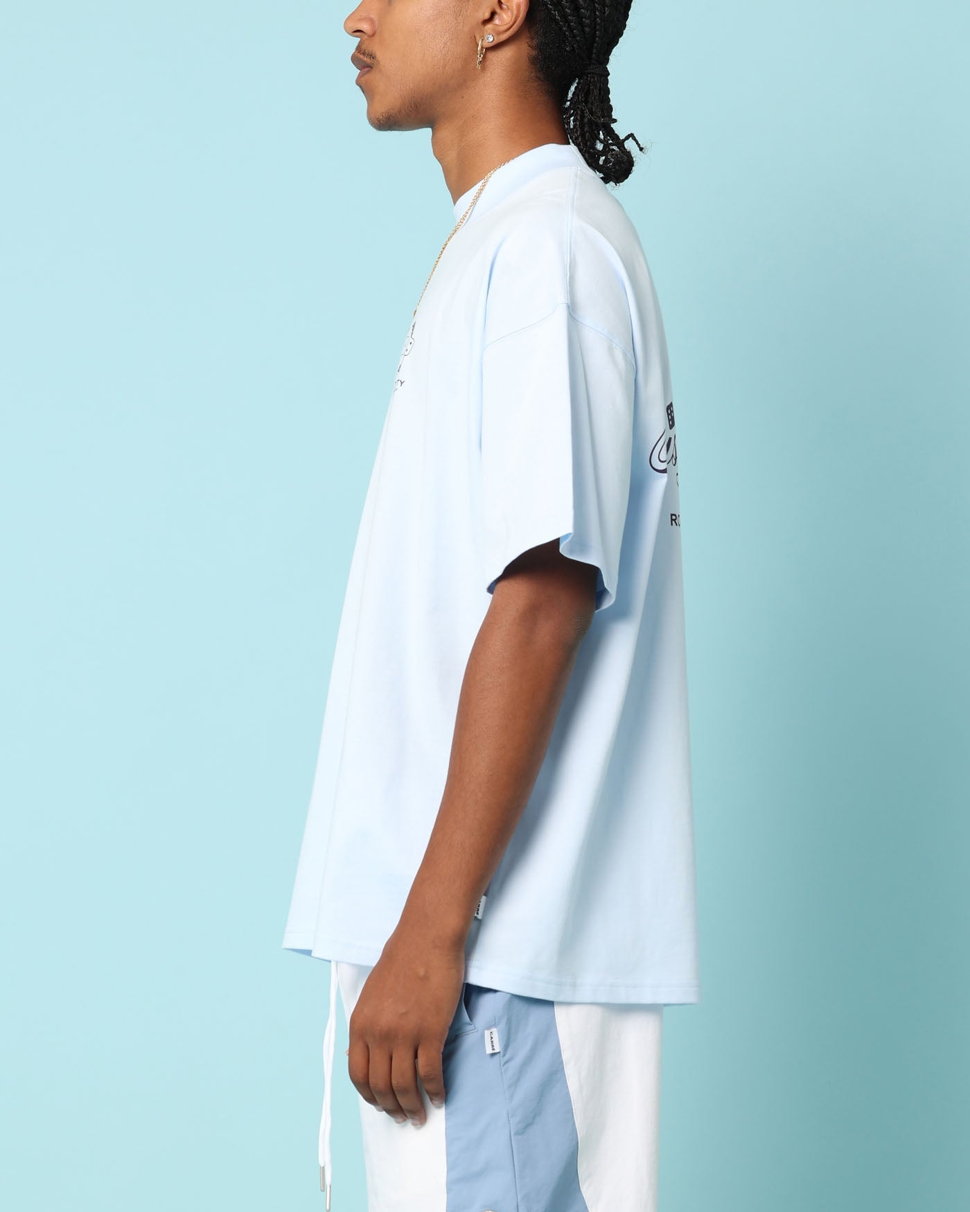 Carr√© Players Oversized T-Shirt Light Blue
