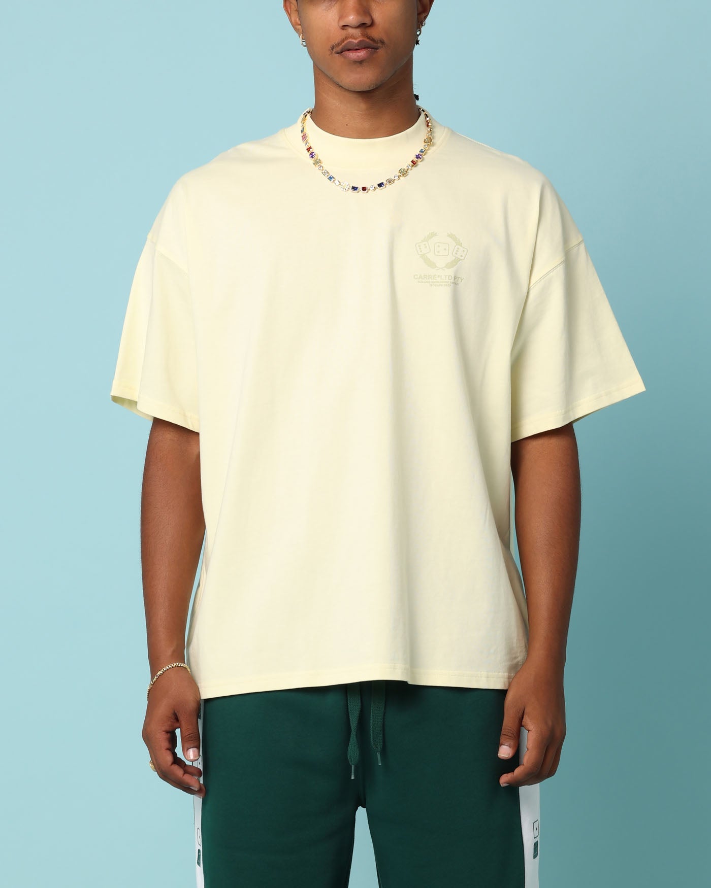 Carr√© Players Oversized T-Shirt Yellow