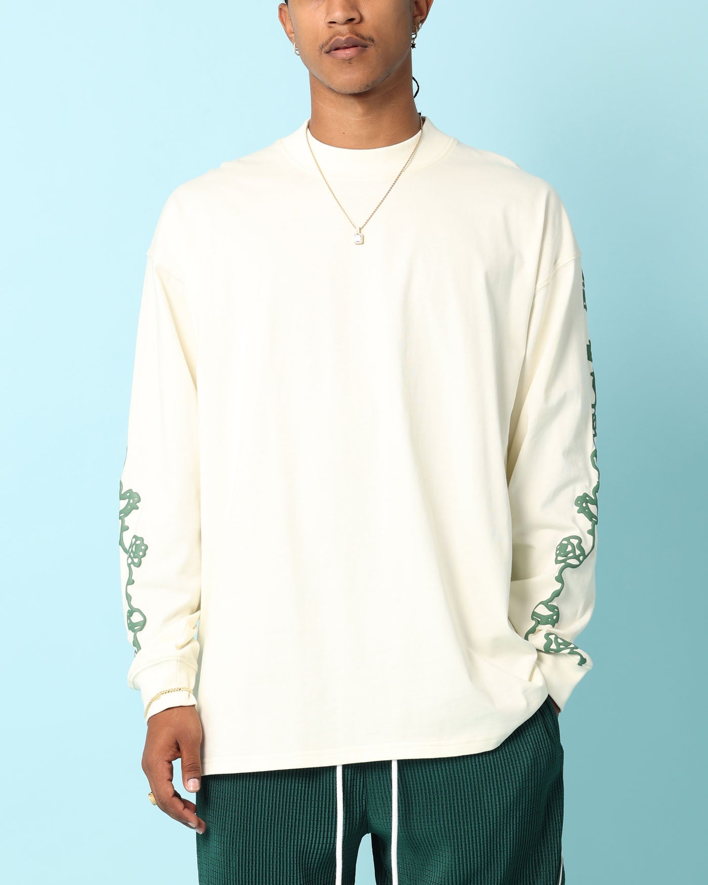 Carr√© Rosebowl Oversized Long Sleeve T-Shirt Off White