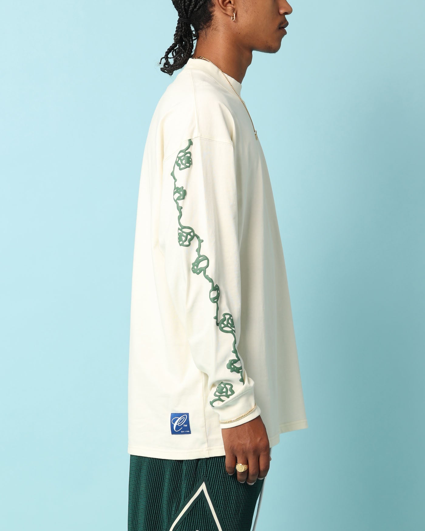 Carr√© Rosebowl Oversized Long Sleeve T-Shirt Off White