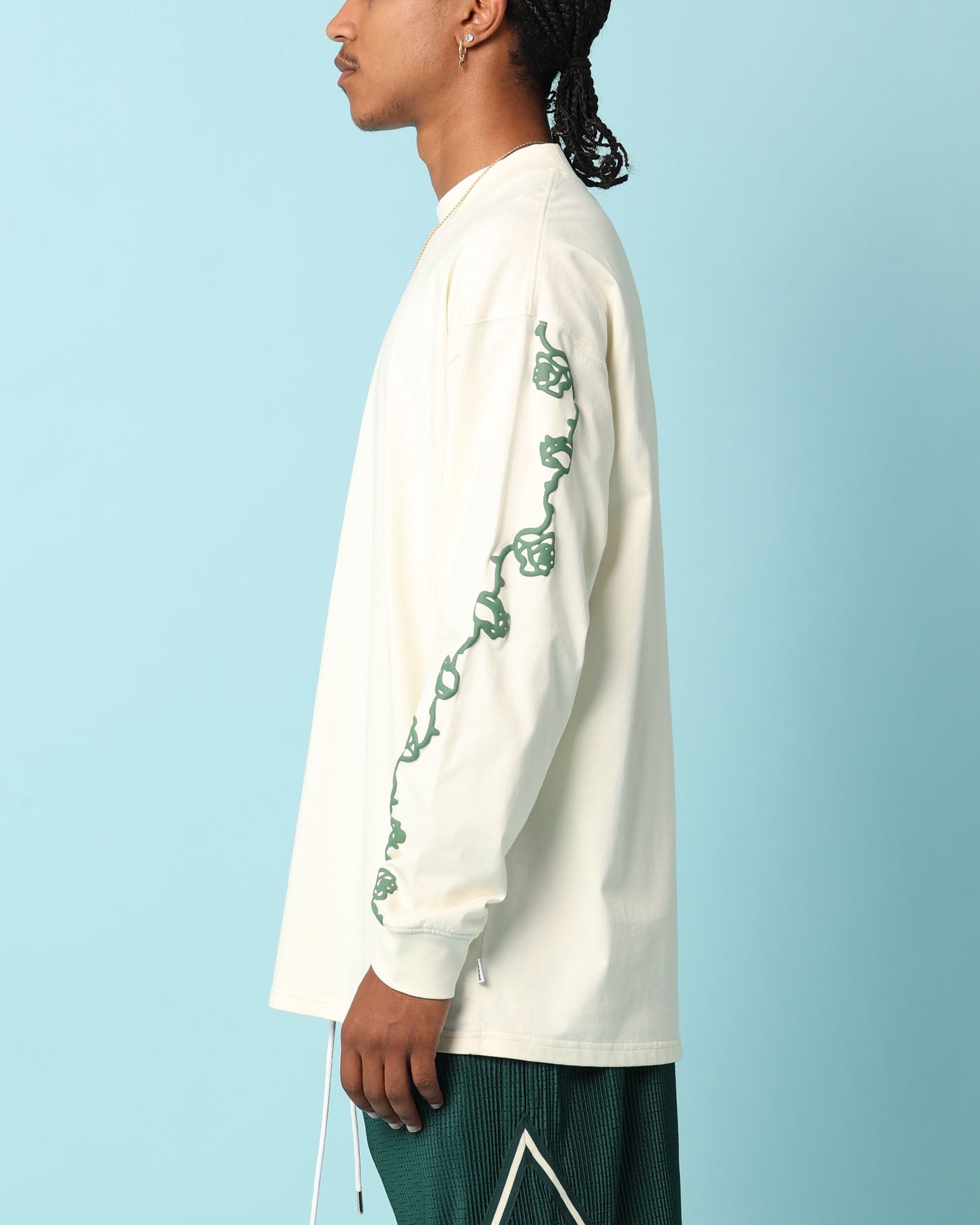 Carr√© Rosebowl Oversized Long Sleeve T-Shirt Off White