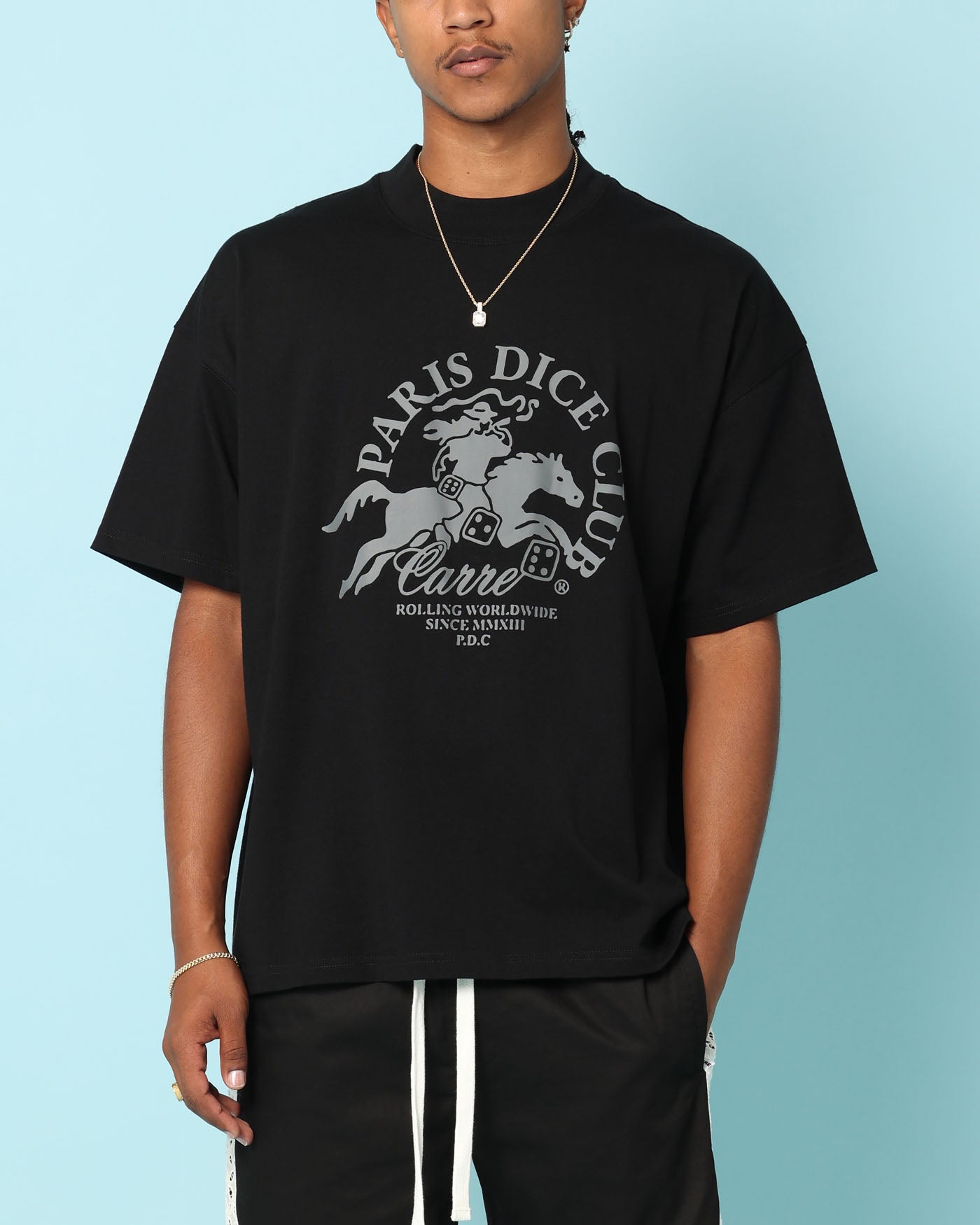 Carr√© Stallion Oversized T-Shirt Black