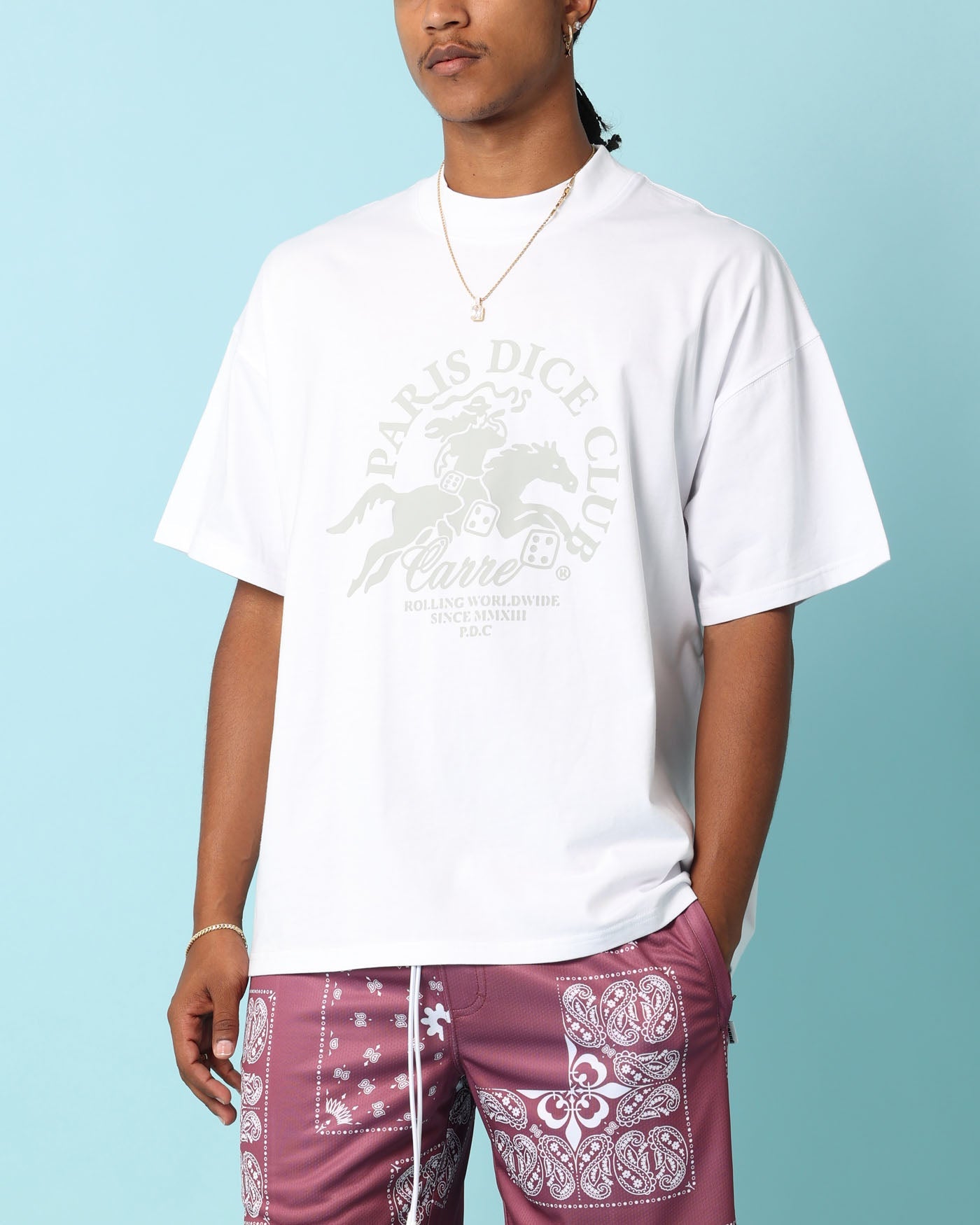 Carr√© Stallion Oversized T-Shirt White