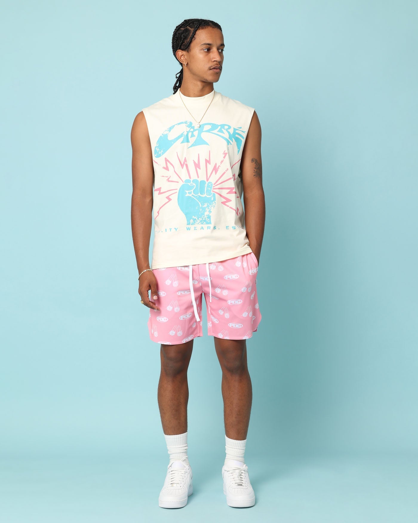 Carr√© Rev 13 Muscle T-Shirt Off White